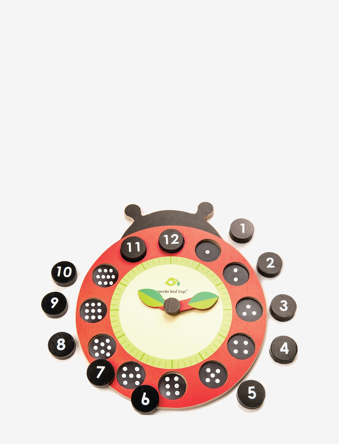 Tender Leaf - Ladybug Teaching Clock - pedagogiska spel - multi - 0