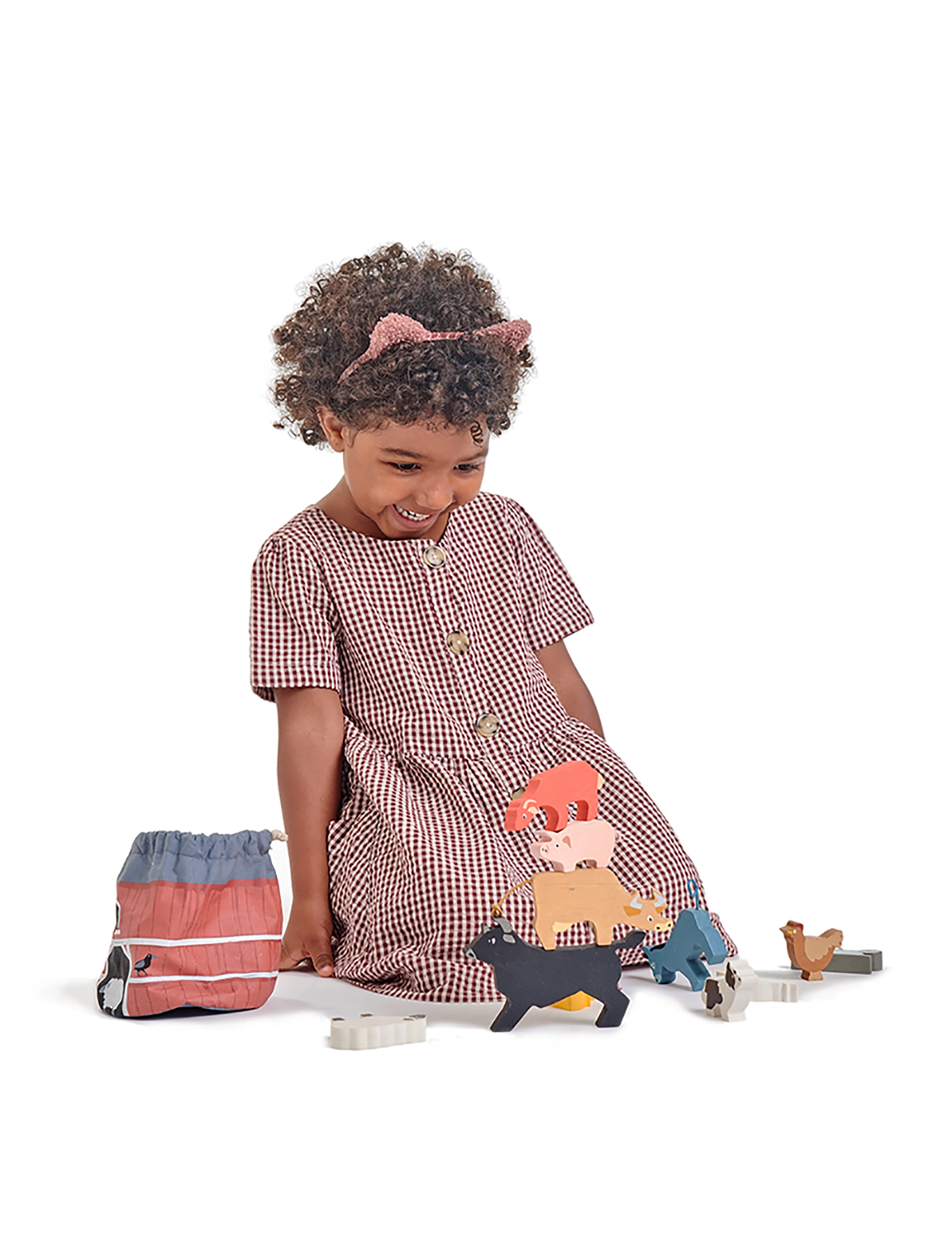 Tender Leaf Stacking Farmyard Animals, One Size, Multi/patterned, Educational Legetøj > Stackable Blocks, Børn