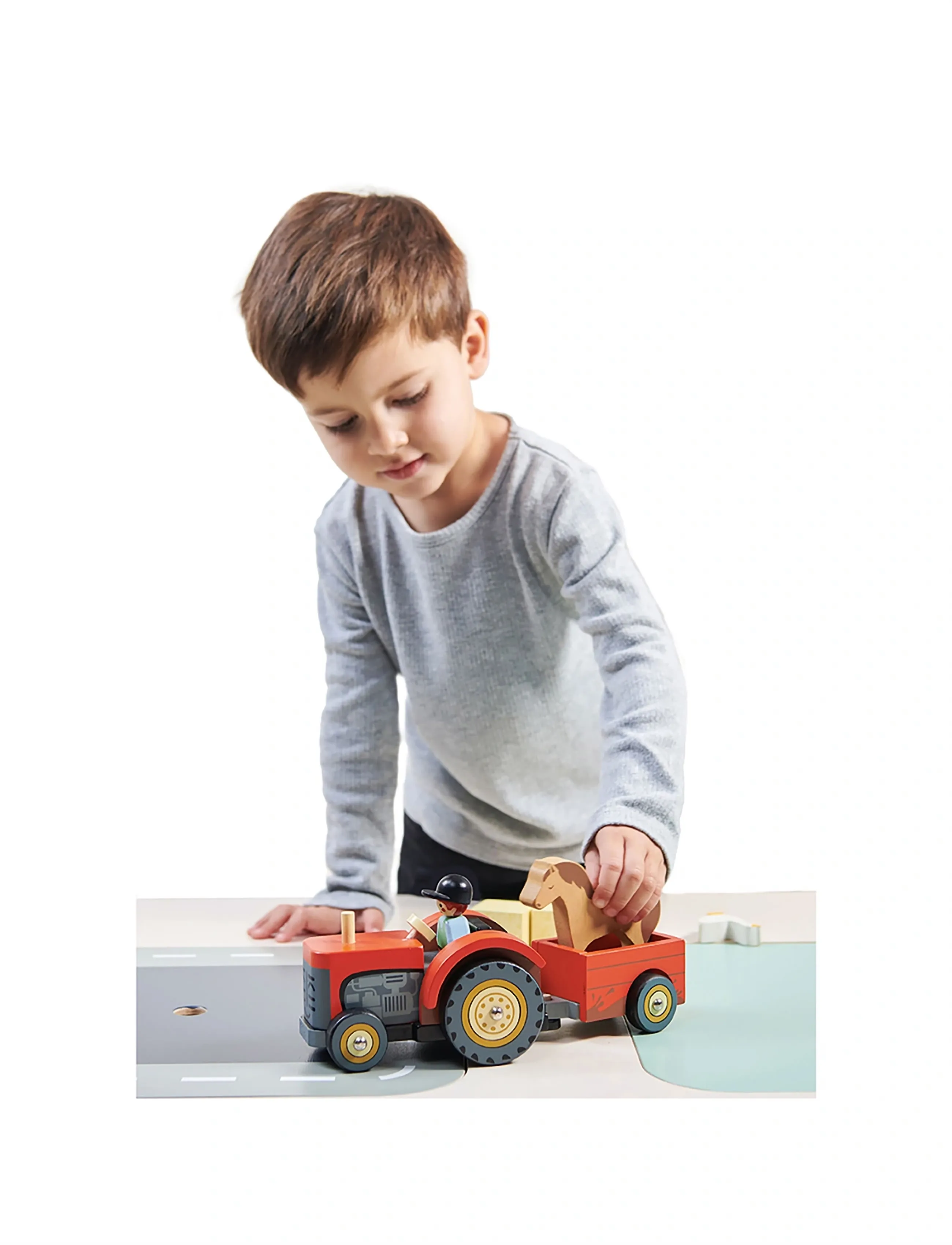 Tender Leaf - Tractor and Trailer 2 - traktorid - red - 2