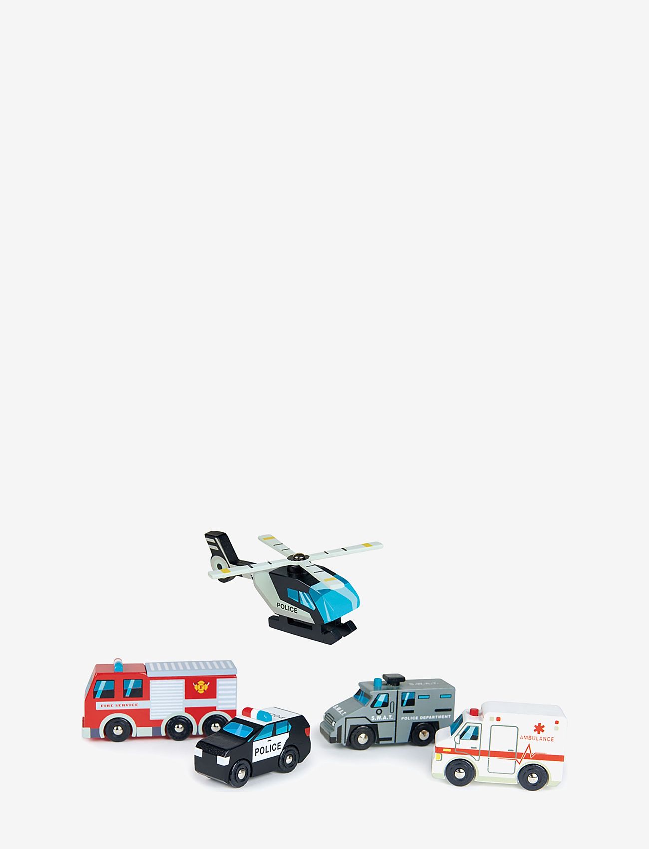 Tender Leaf - Emergency Vehicles - politibiler - multi - 0