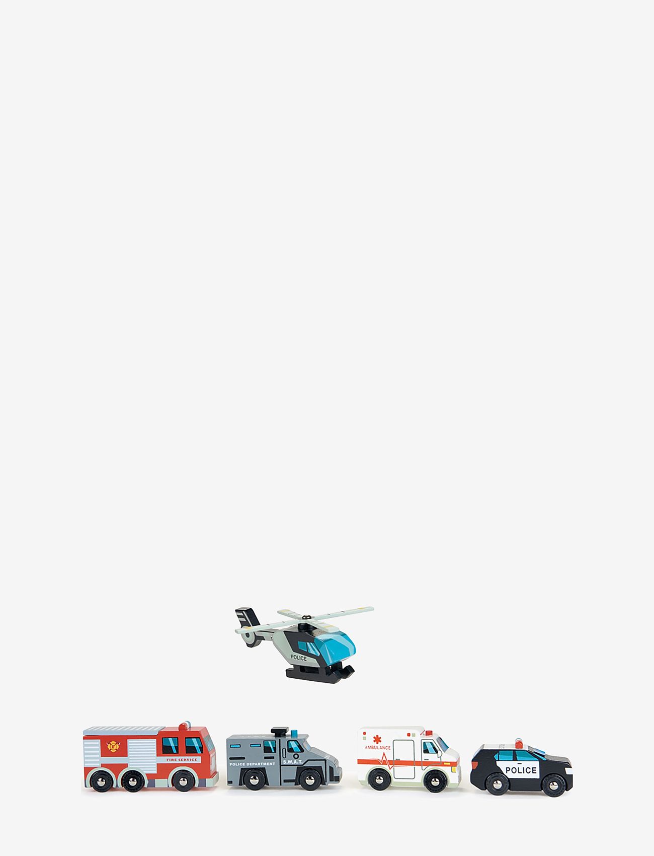 Tender Leaf - Emergency Vehicles - politibiler - multi - 1