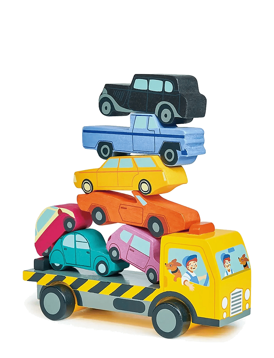 Tender Leaf - Stacking Cars - Recovery Truck - veoautod - multi - 1