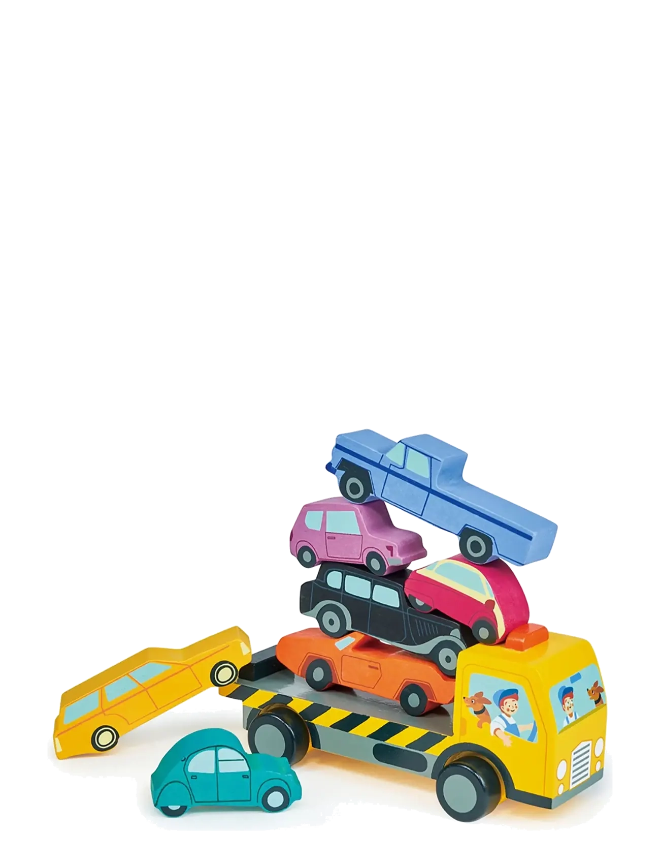 Tender Leaf - Stacking Cars - Recovery Truck - lastbiler - multi - 2