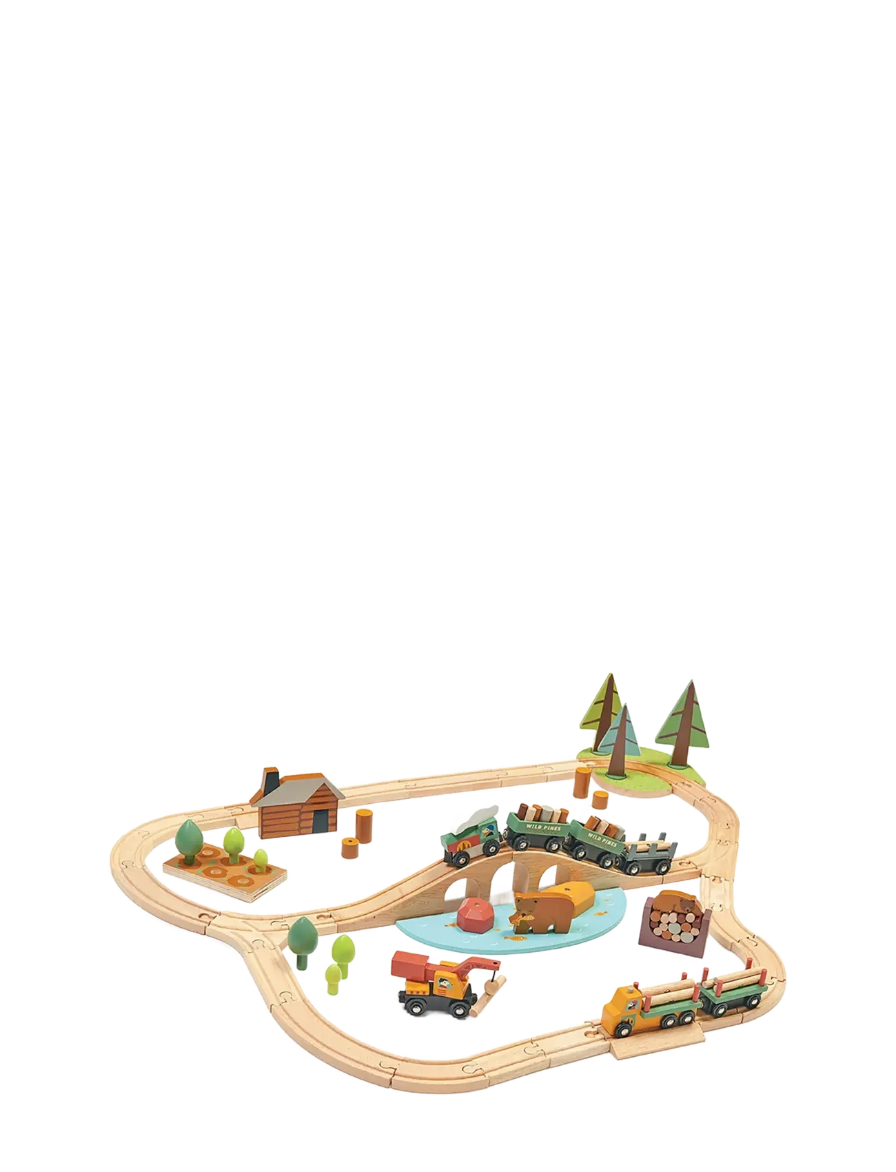Tender Leaf Train Set - Wild Pines - Legetøjsbiler & Køretøjer - MULTI / multi