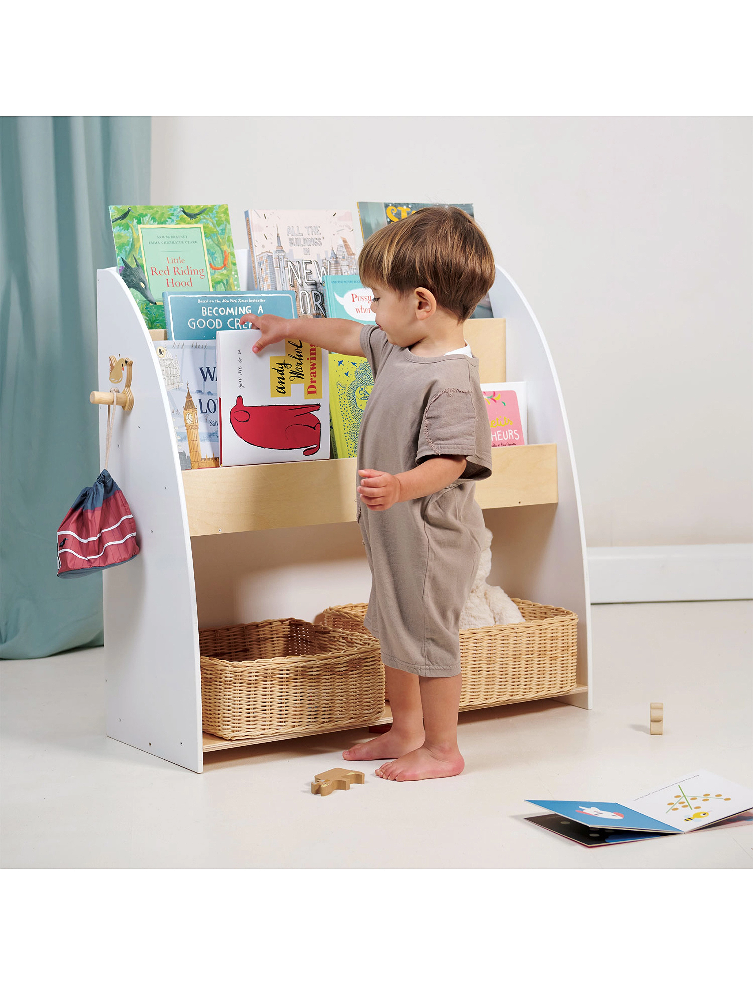 Tender Leaf - Bookshelf with storage - multi - 2