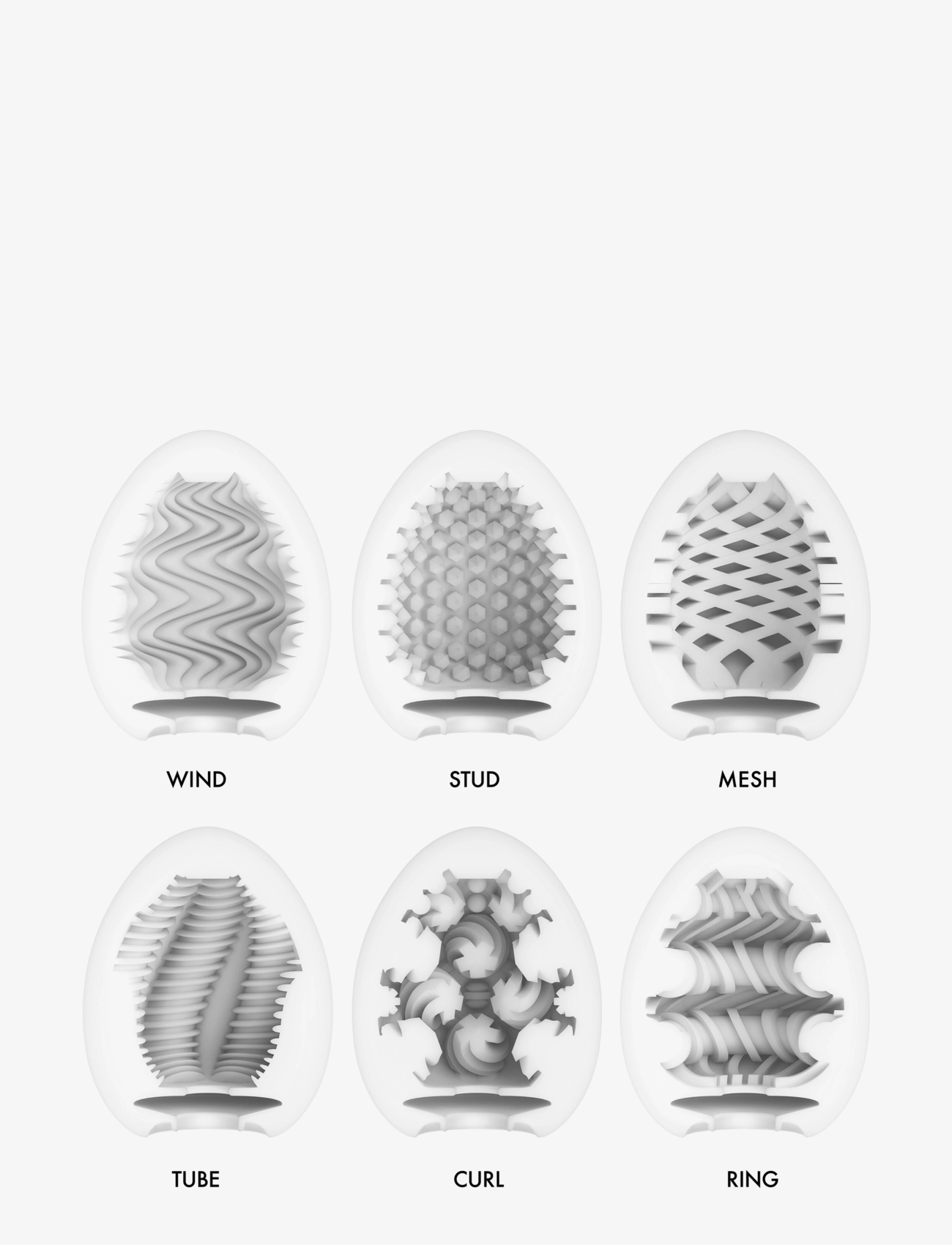 Tenga - Tenga Egg Variety Pack - Wonder - penispumpar & penisringar - no color - 2