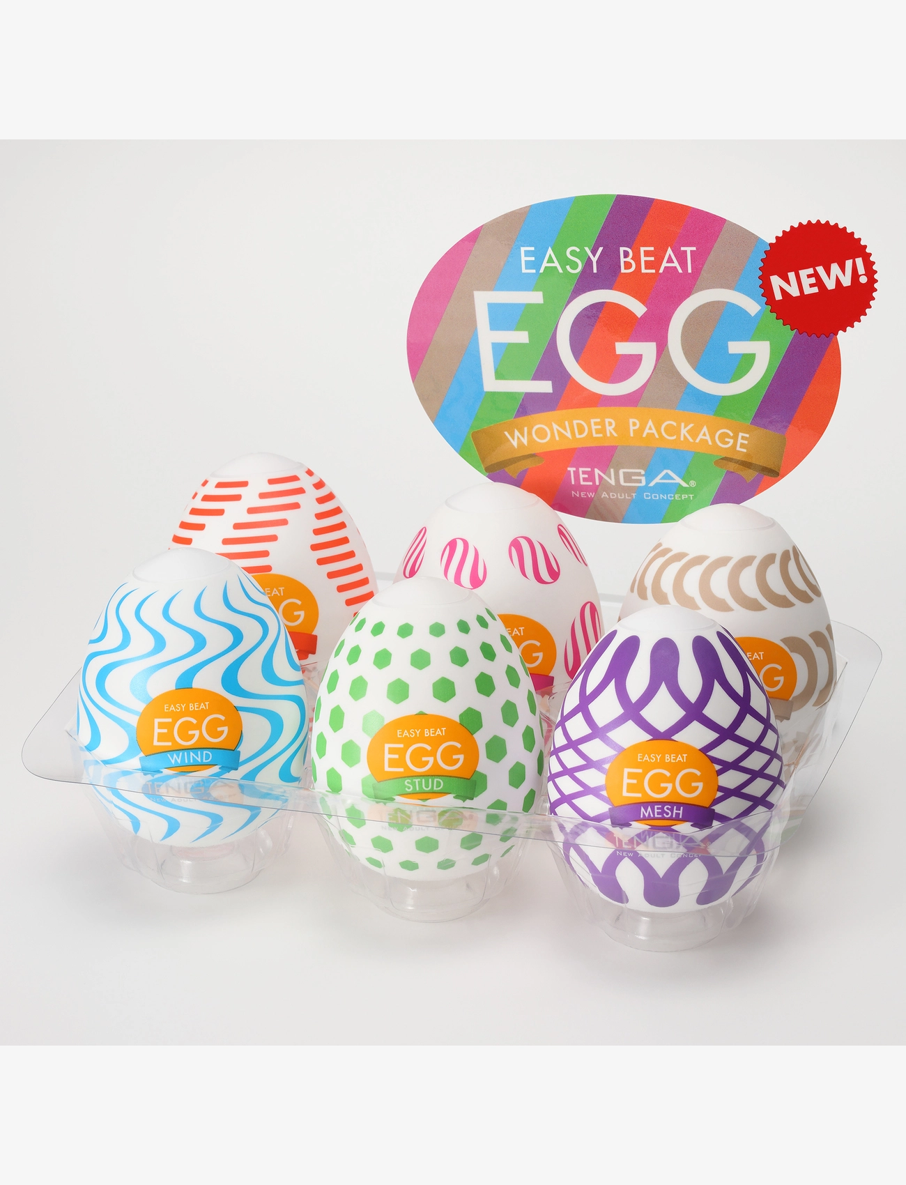 Tenga - Tenga Egg Variety Pack - Wonder - penispumpar & penisringar - no color - 3