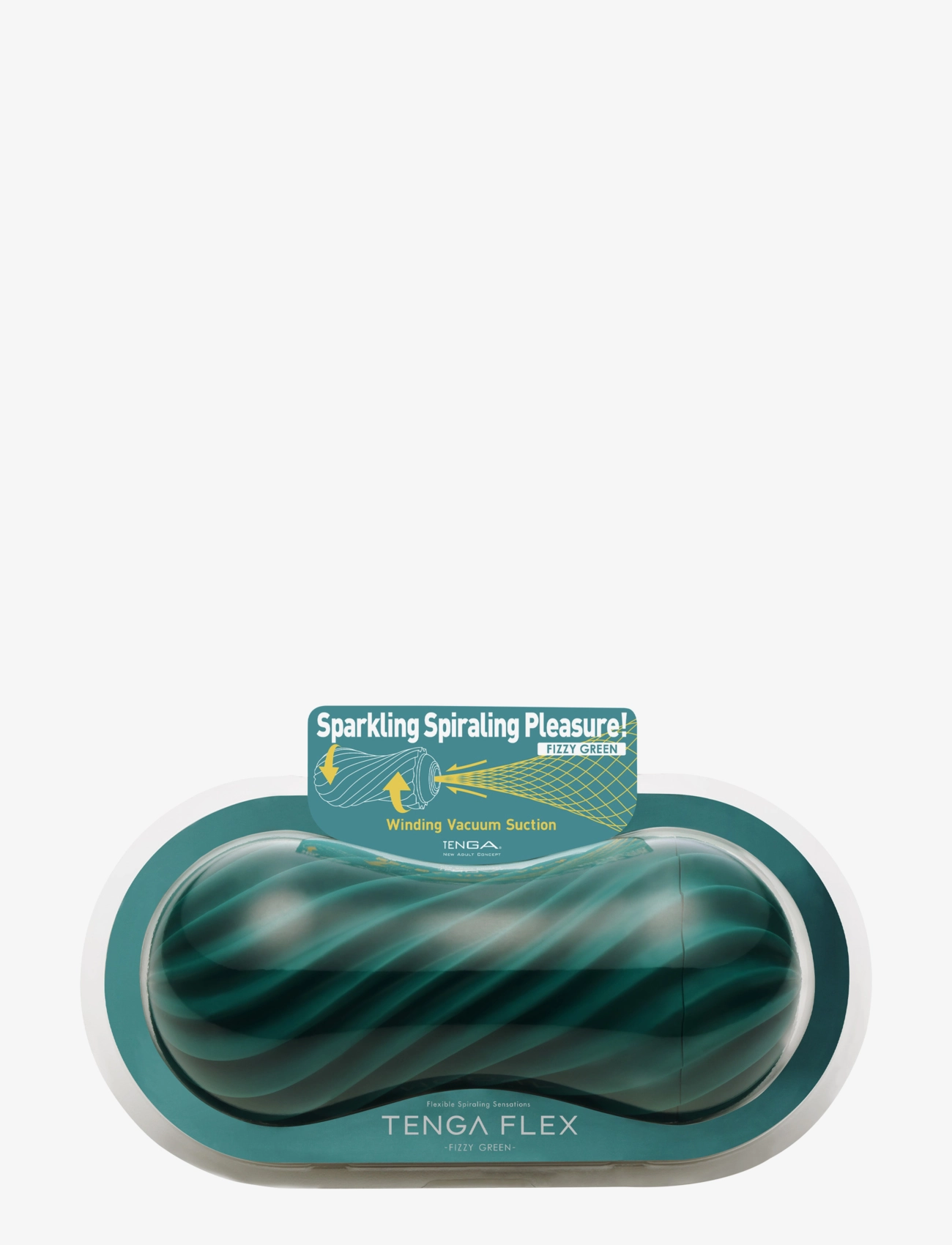 Tenga - Tenga Flex Fizzy Green - sex & intimitet - no color - 1