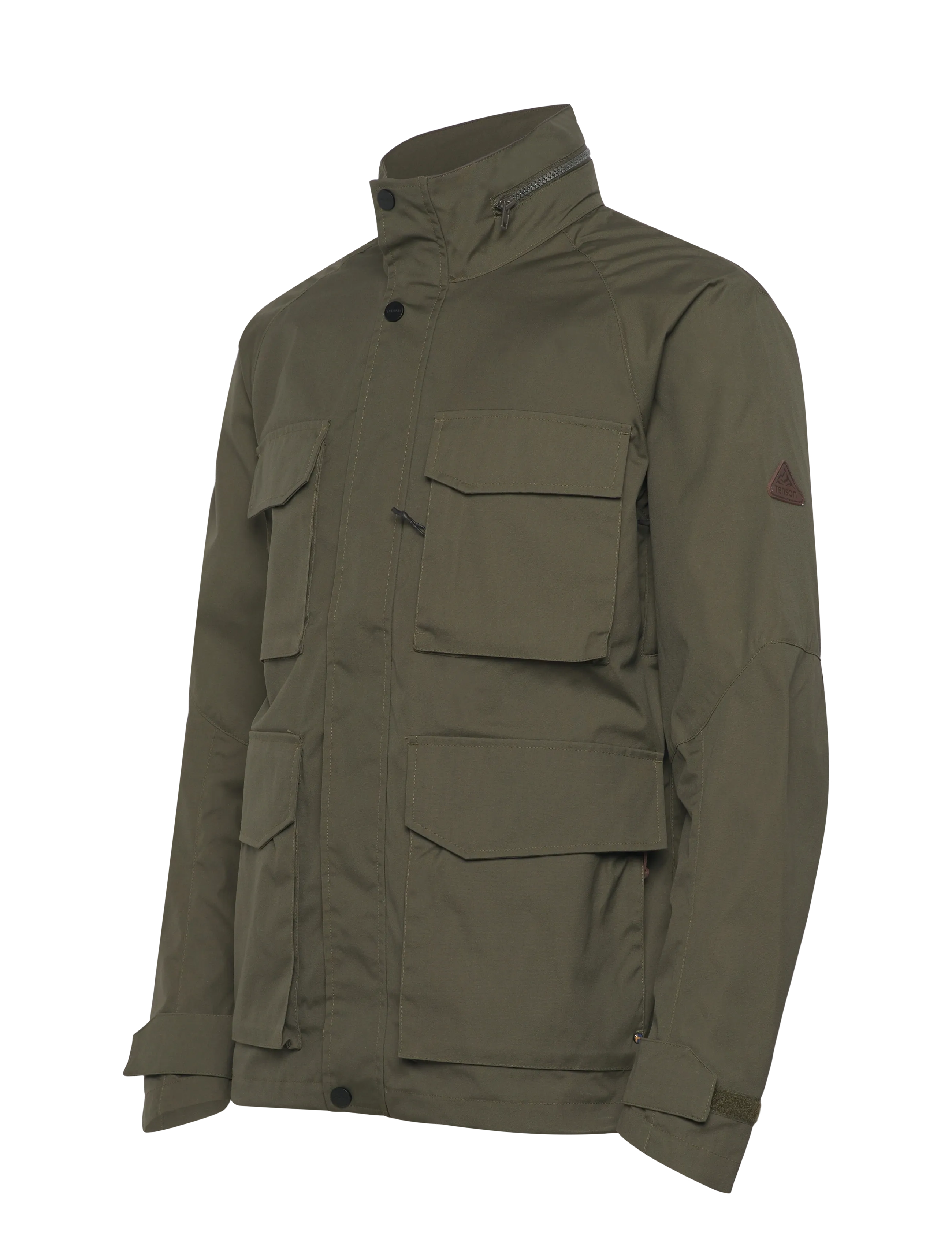 Tenson - Mt Robson Jacket M - frilufts- & regnjakker - olive - 3