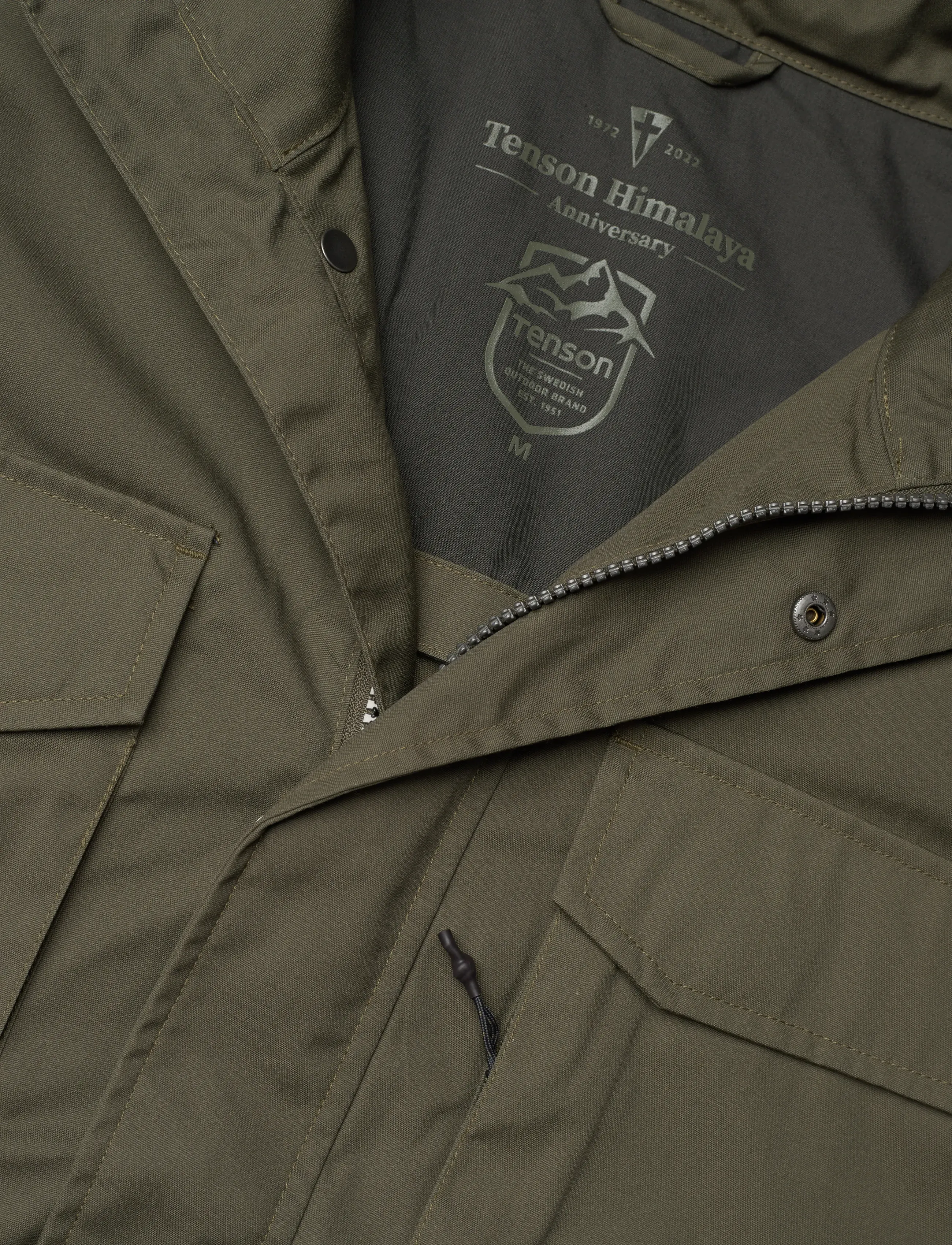 Tenson - Mt Robson Jacket M - frilufts- & regnjakker - olive - 4
