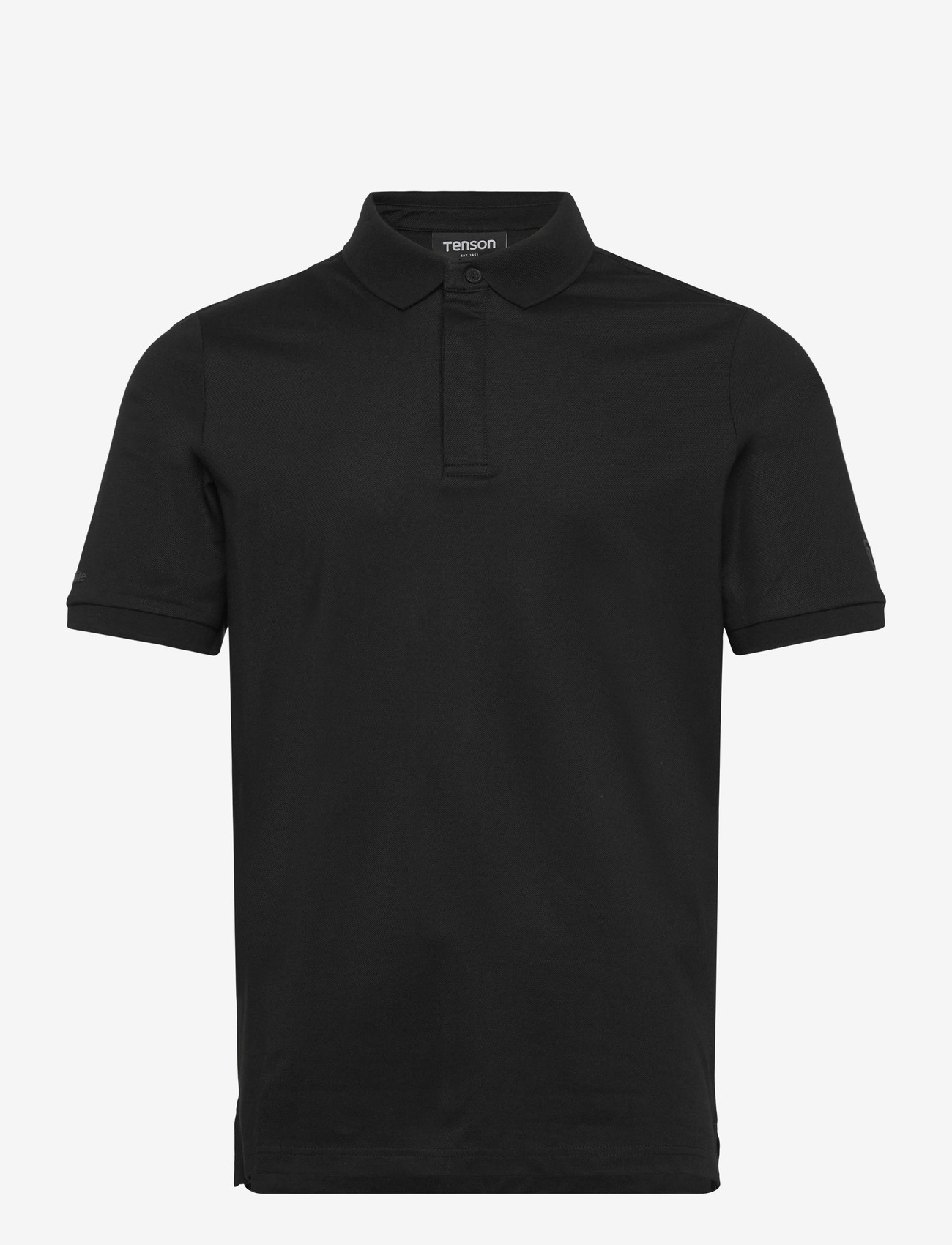 Tenson - TXlite Tri-Blend Polo Men - oberteile & t-shirts - black - 0