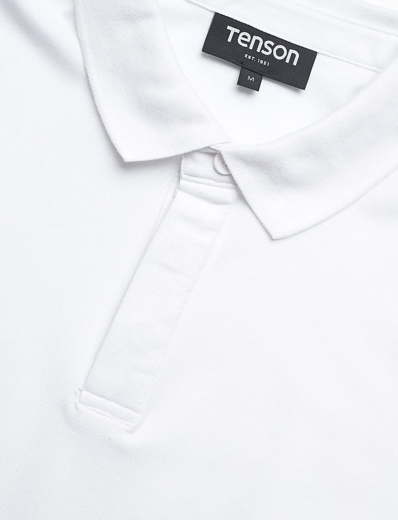 Tenson - TXlite Tri-Blend Polo Men - oberteile & t-shirts - white - 2
