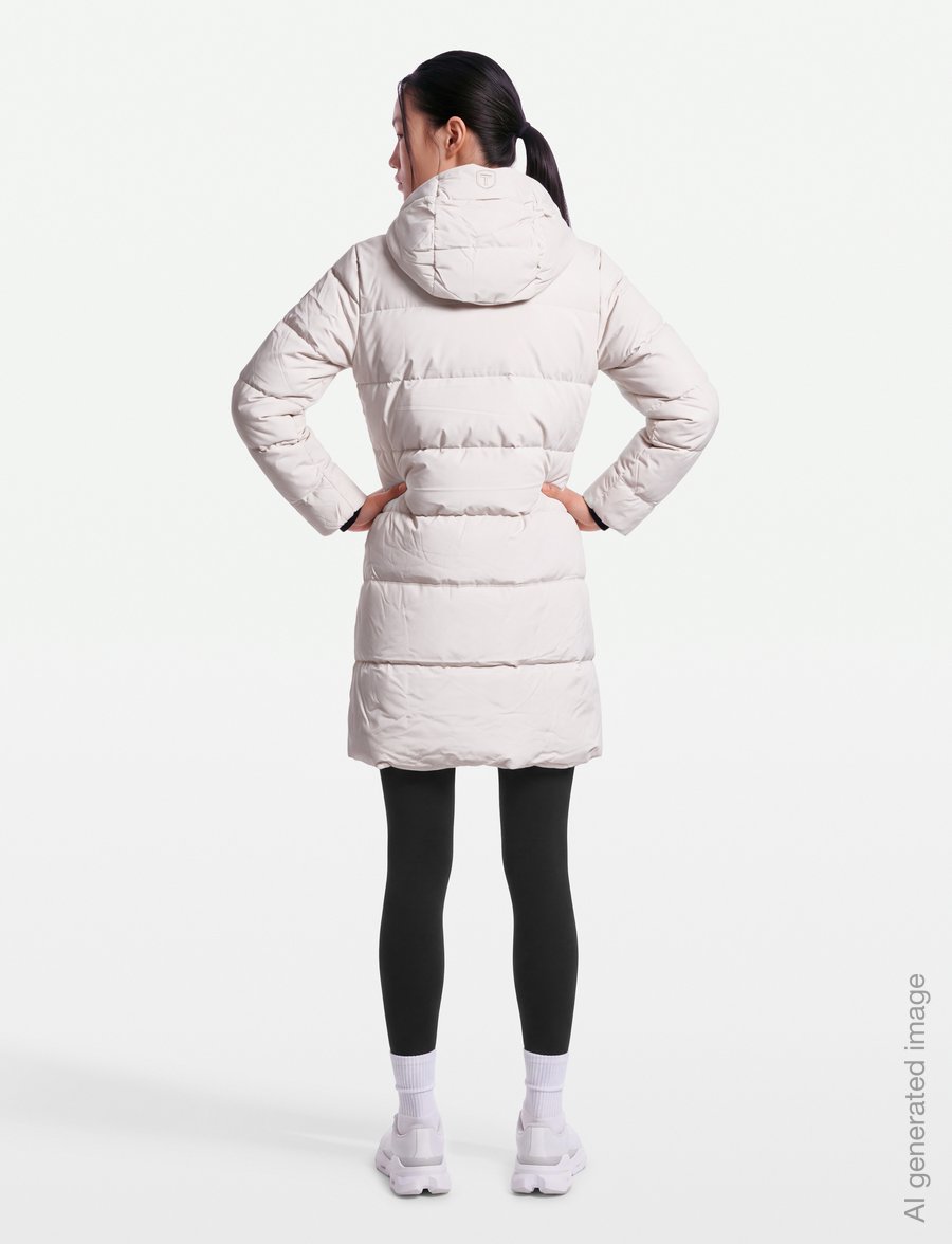Tenson - Dundas Down Parka W - winter jackets - light beige - 4
