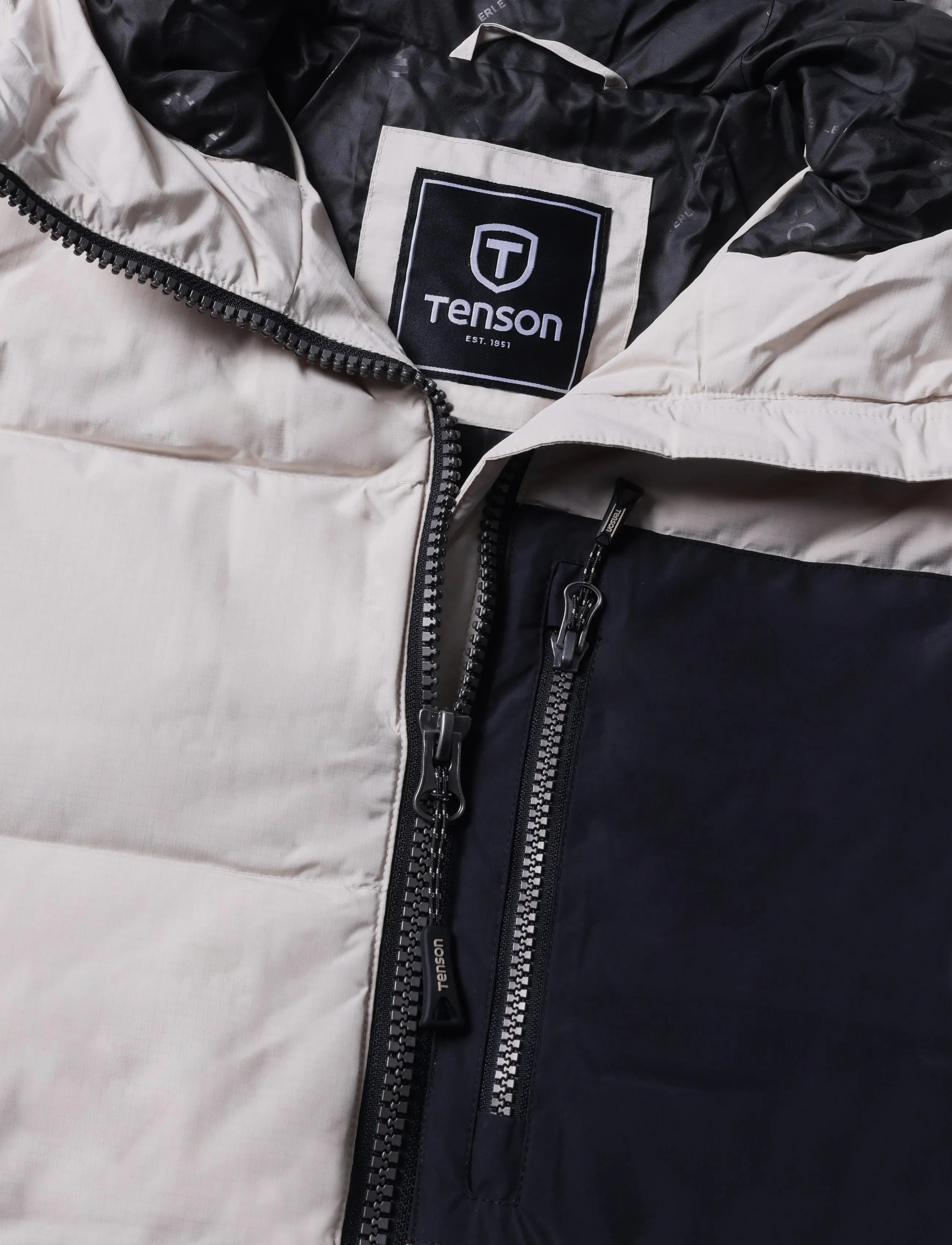 Tenson - Dundas Down Parka W - winter jackets - light beige - 2