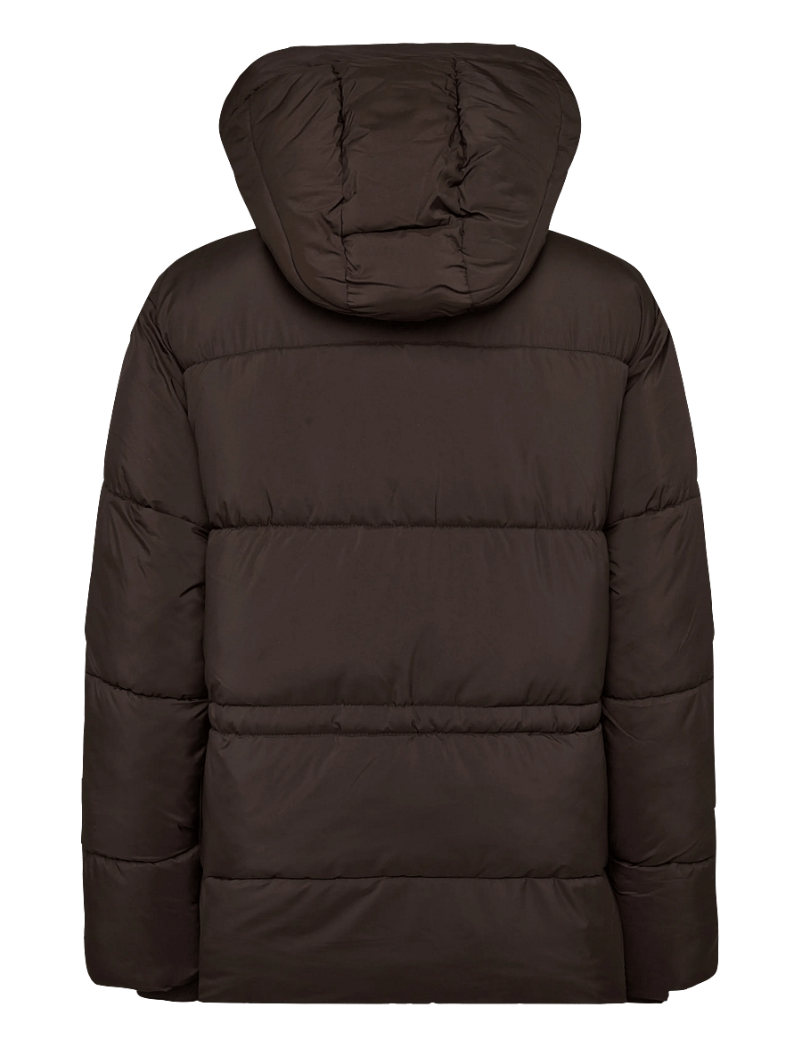 Tenson - Laurel Puffer Jacket W - winter jacket - dark brown - 1