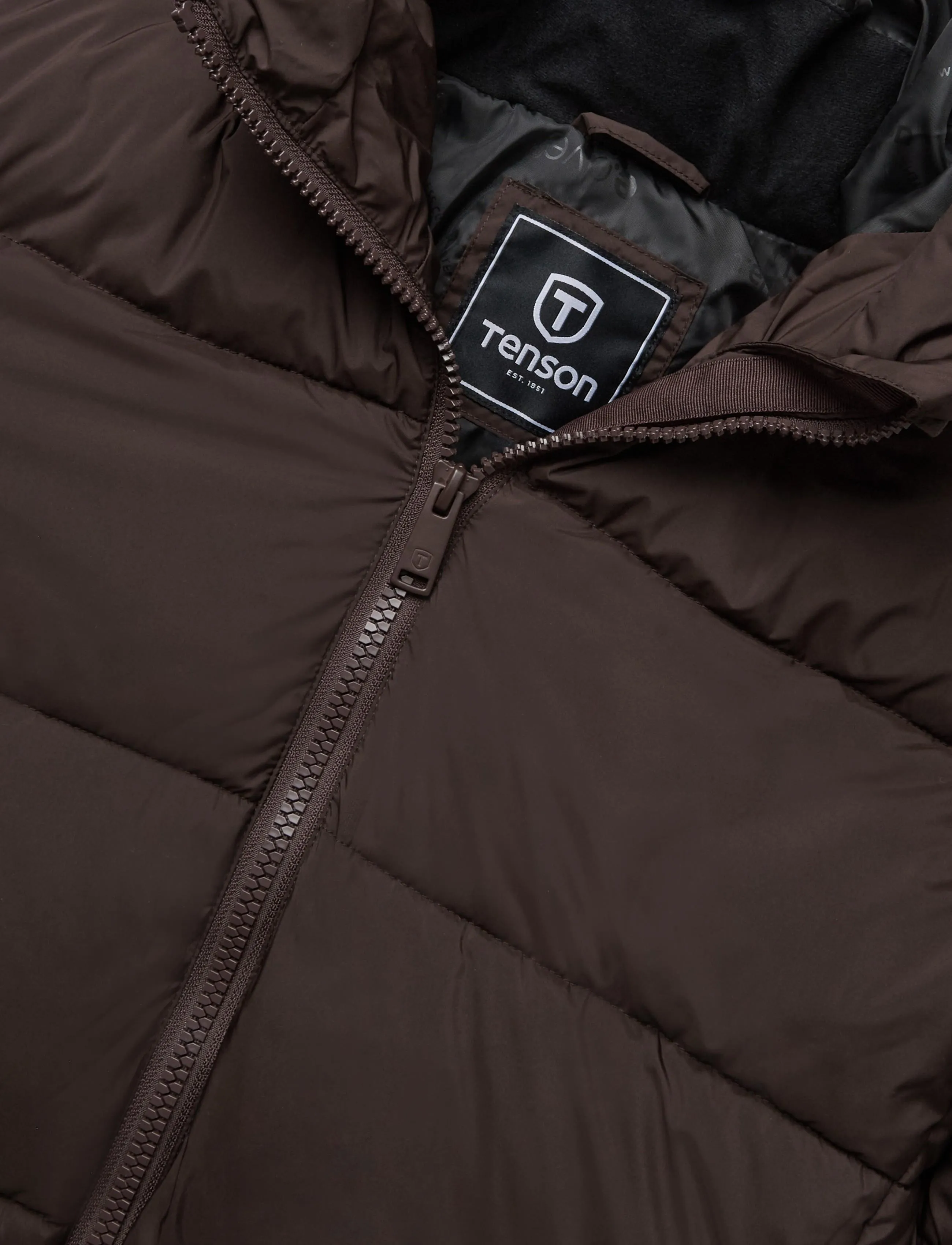 Tenson - Laurel Puffer Jacket W - winter jacket - dark brown - 2
