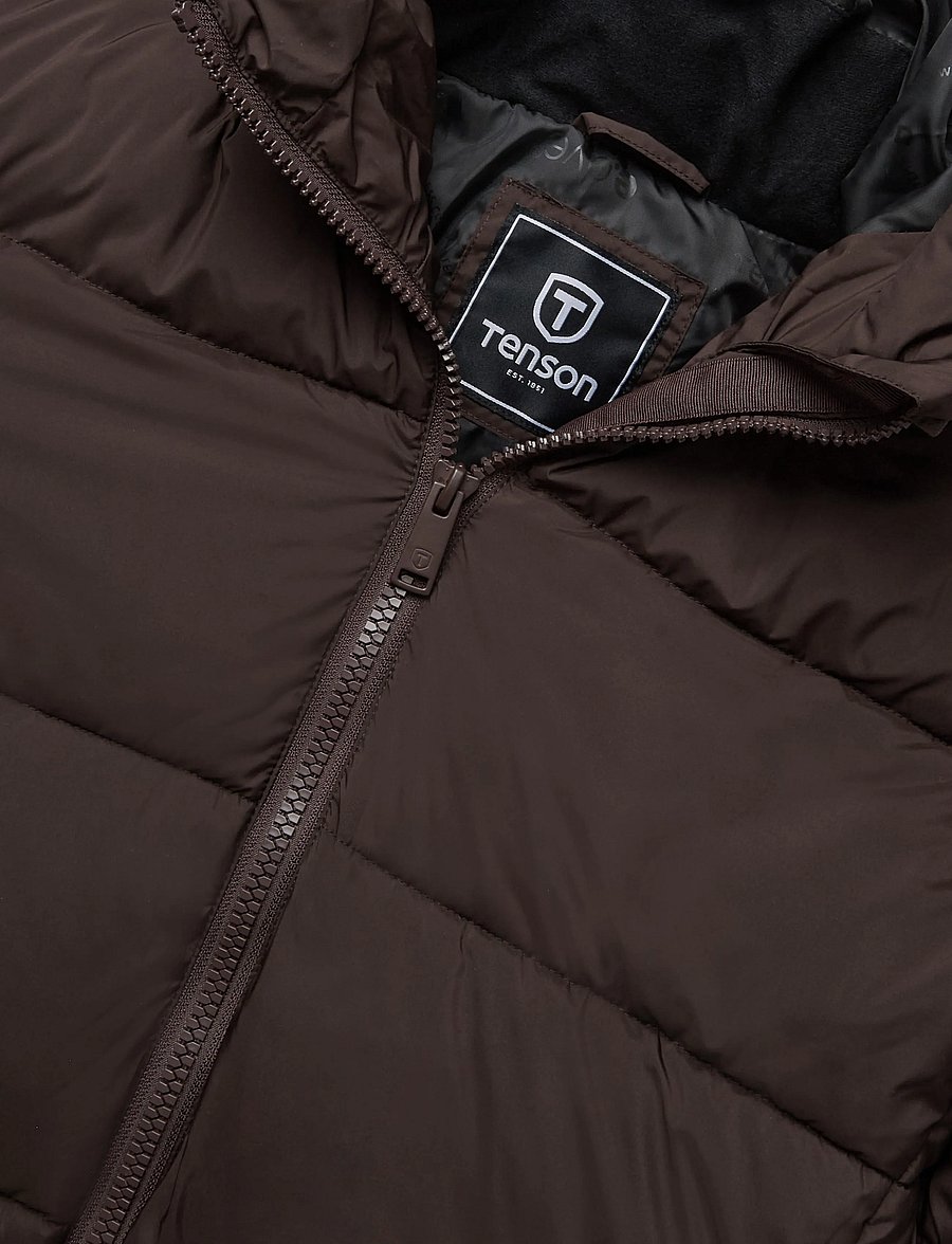 Tenson - Laurel Puffer Jacket W - winter jacket - dark brown - 2