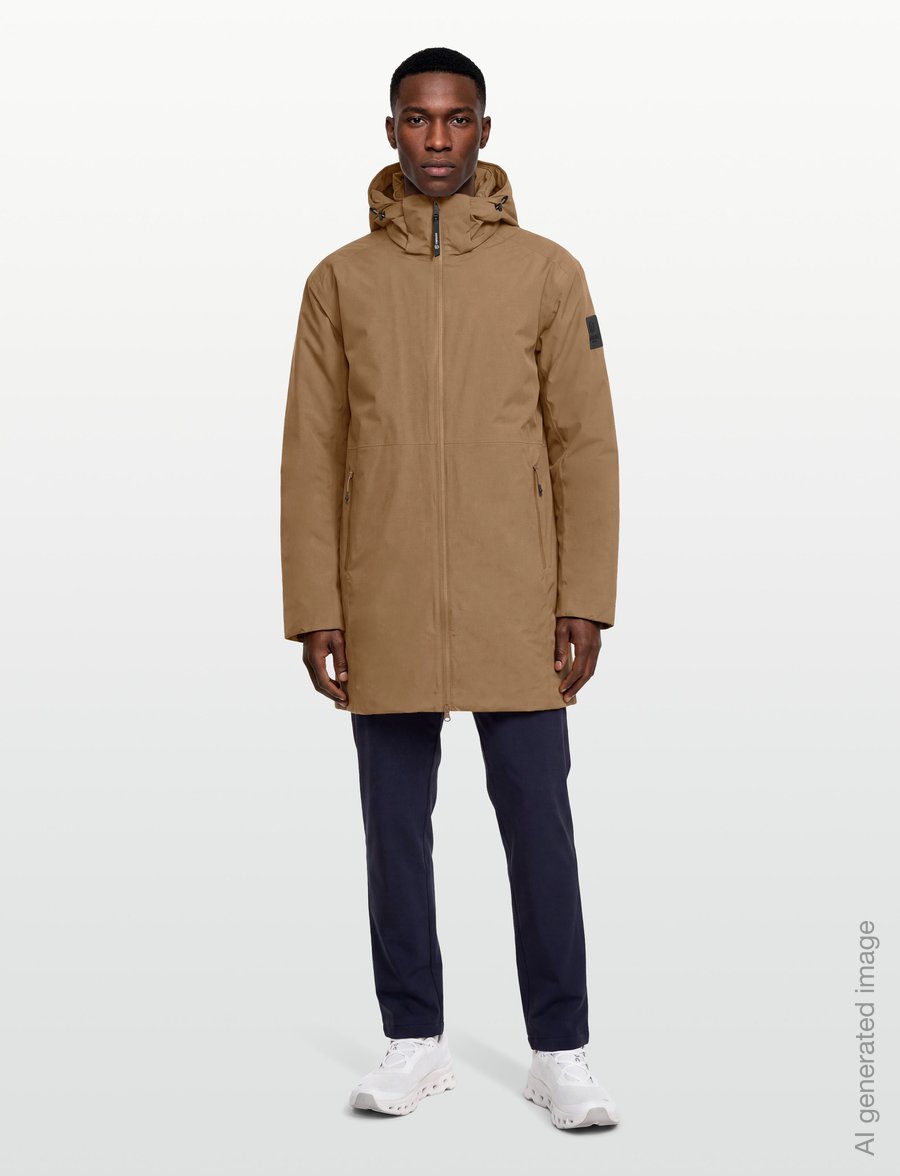Tenson - Shift Coat M - parkas - brass khaki - 0