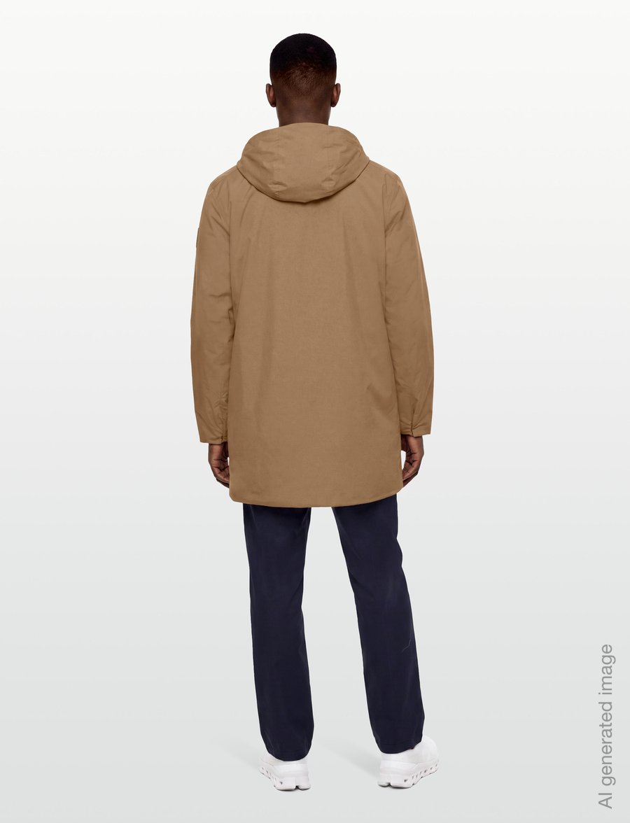 Tenson - Shift Coat M - parkas - brass khaki - 4