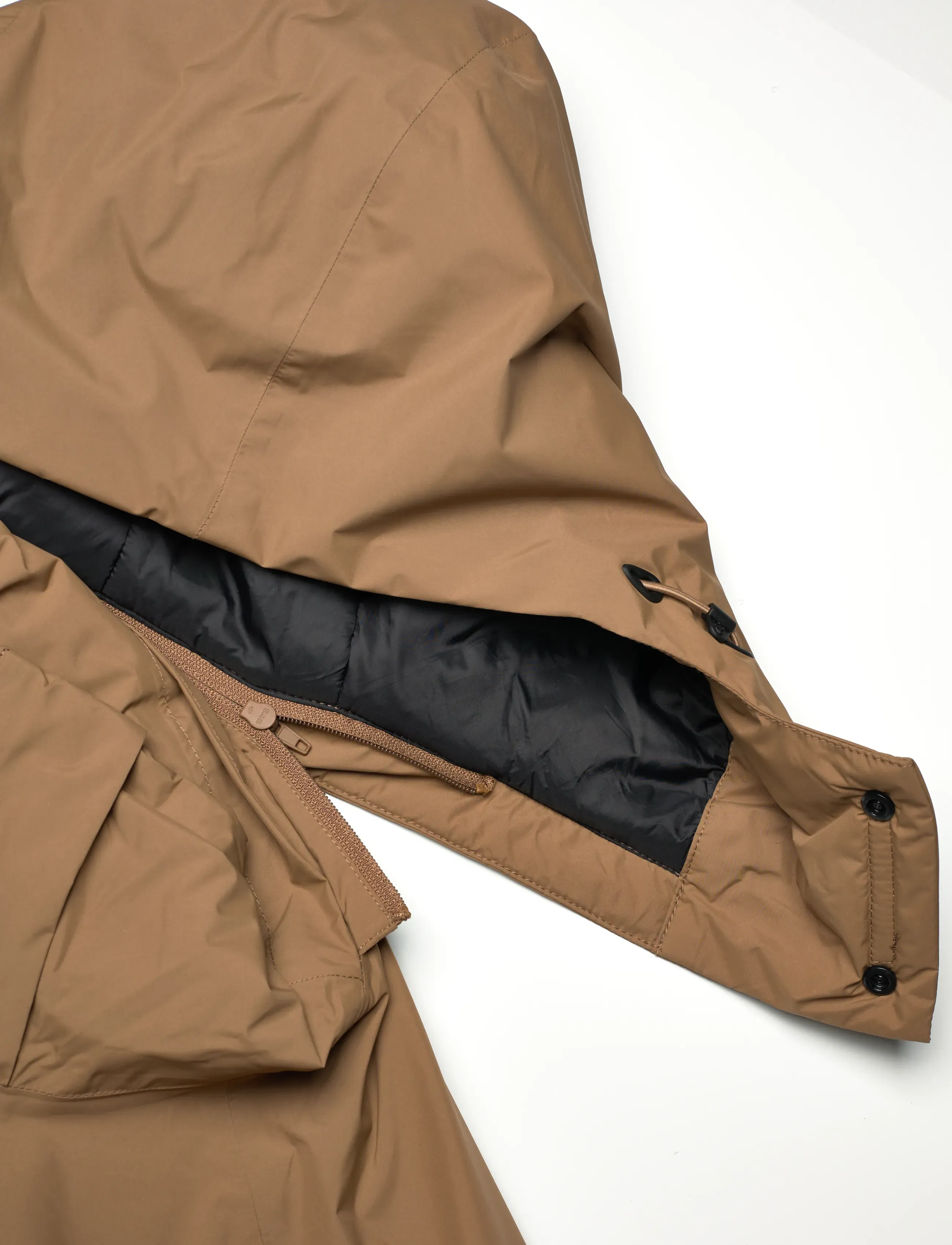 Tenson - Shift Coat M - parka coats - brass khaki - 5