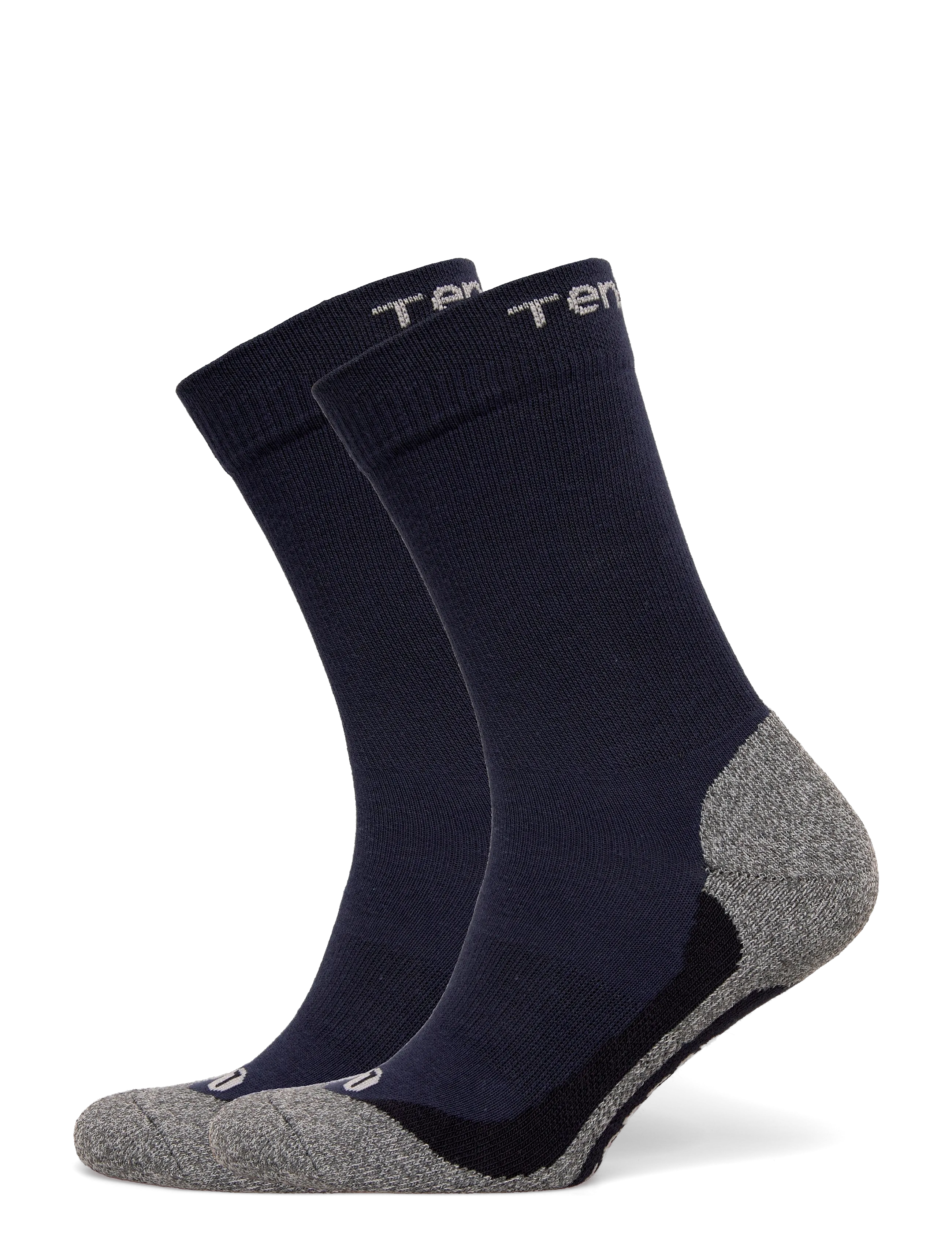 Tenson Core Hiking Crew Sock 2-Pack Unisex - Bielizna - DARK NAVY / navy