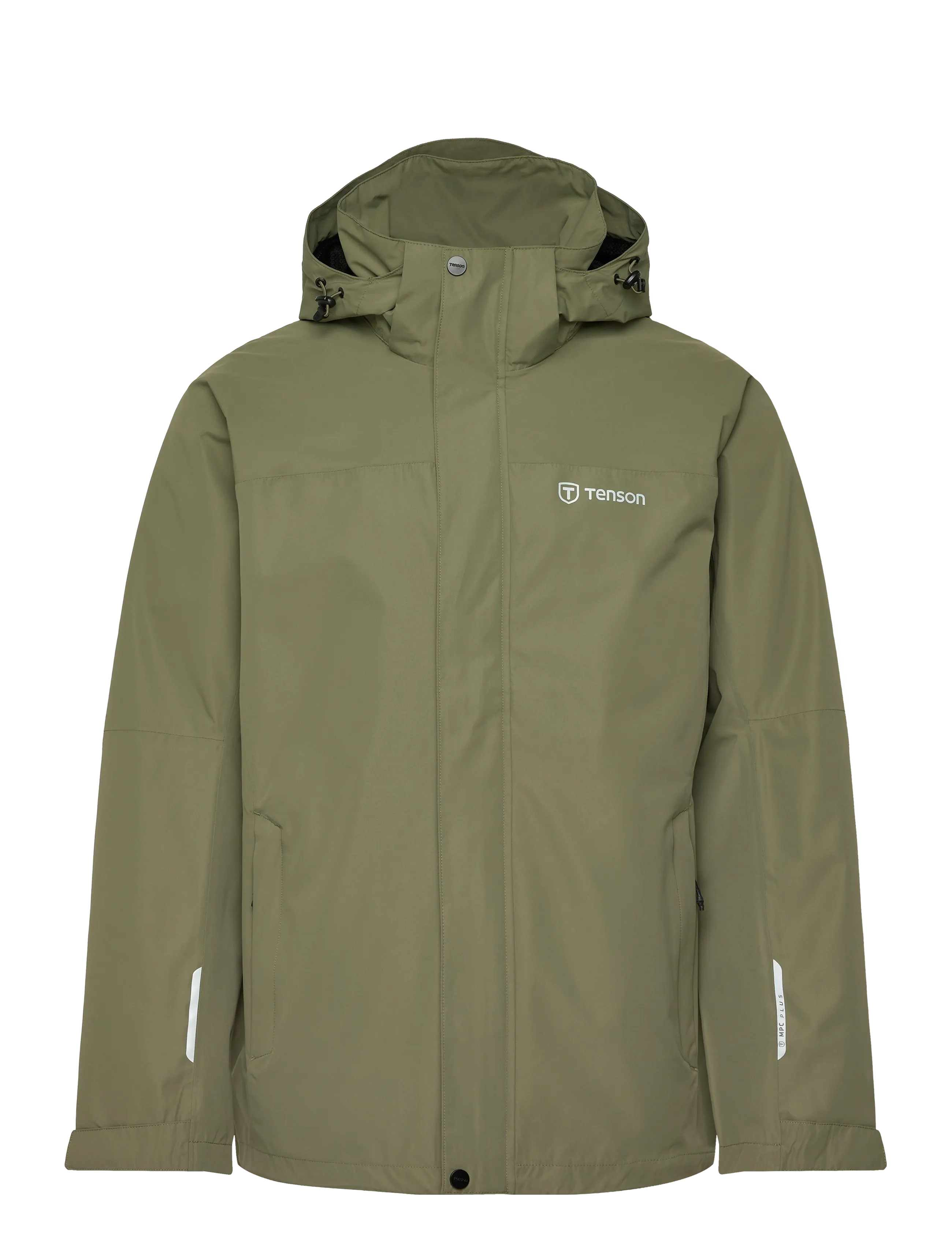 Tenson Melville Jacket W, Mænd, Outdoor Hættejakke, Kakigrøn, Str: S