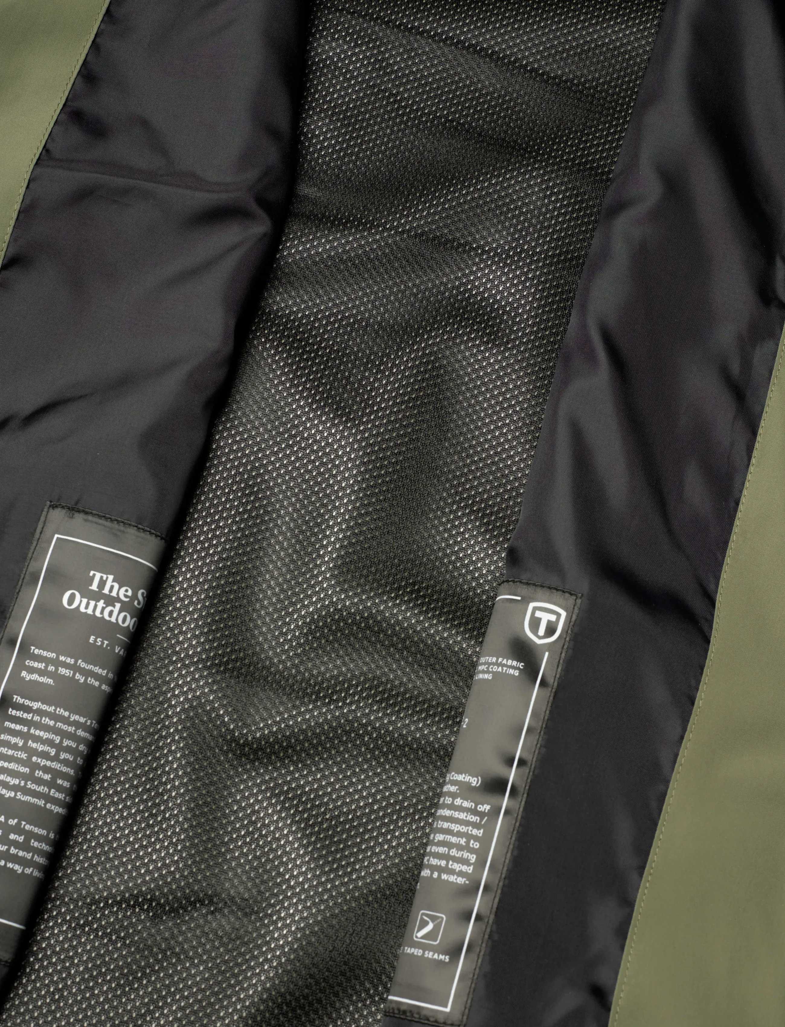 Tenson - Melville Jacket - frilufts- & regnjakker - olive - 5