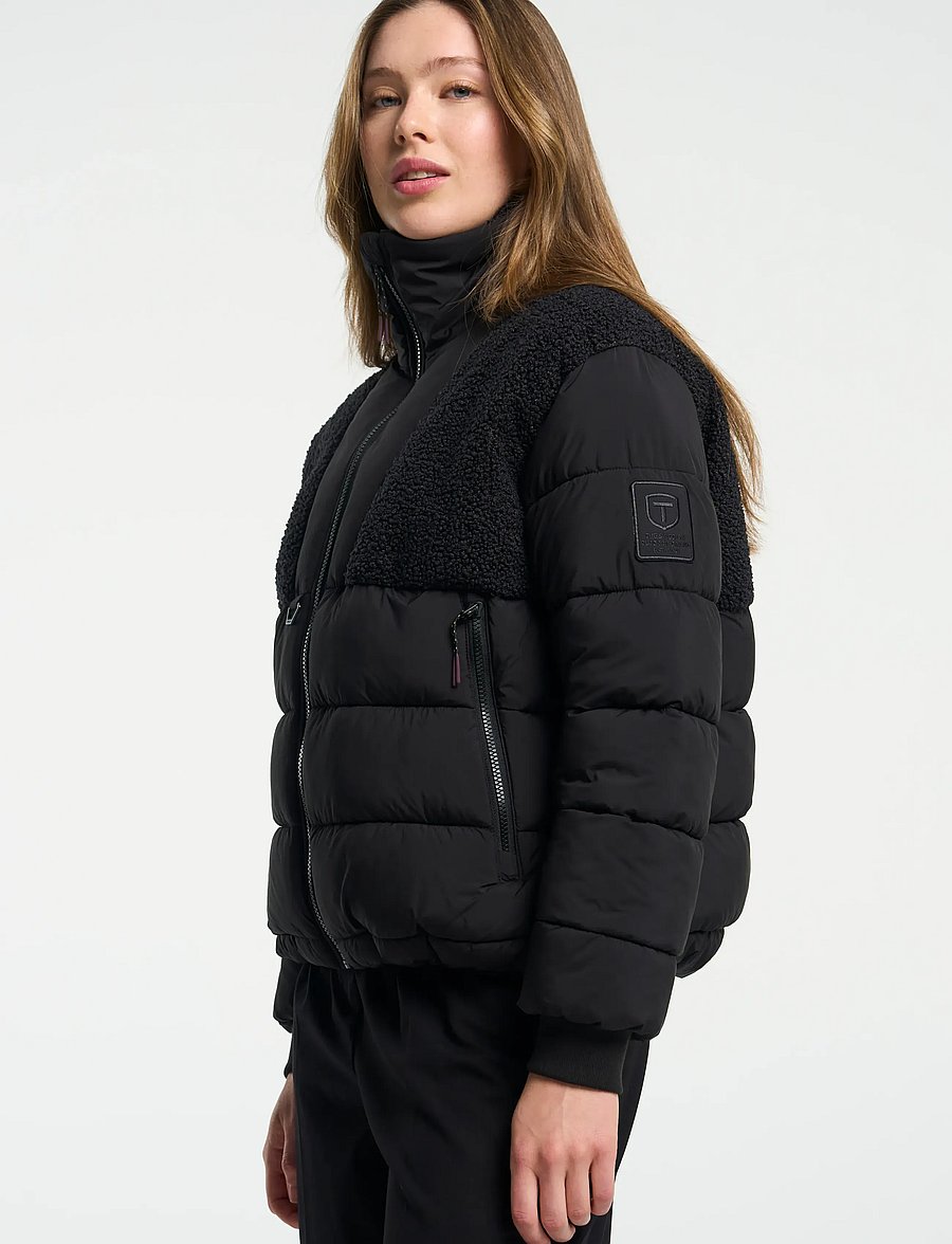 Tenson - Kenun Hybrid Jacket W - vinterjakker - black - 0