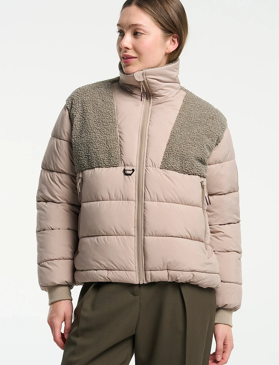 Tenson - Kenun Hybrid Jacket W - vinterjakker - sand - 0