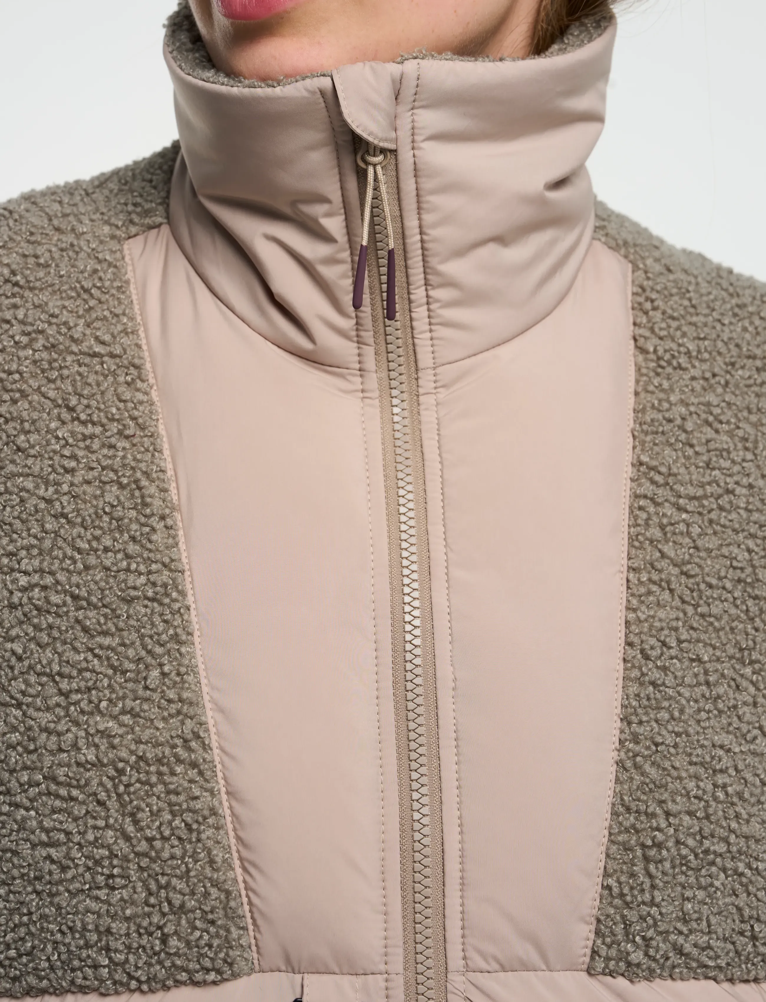 Tenson - Kenun Hybrid Jacket W - vinterjakker - sand - 5