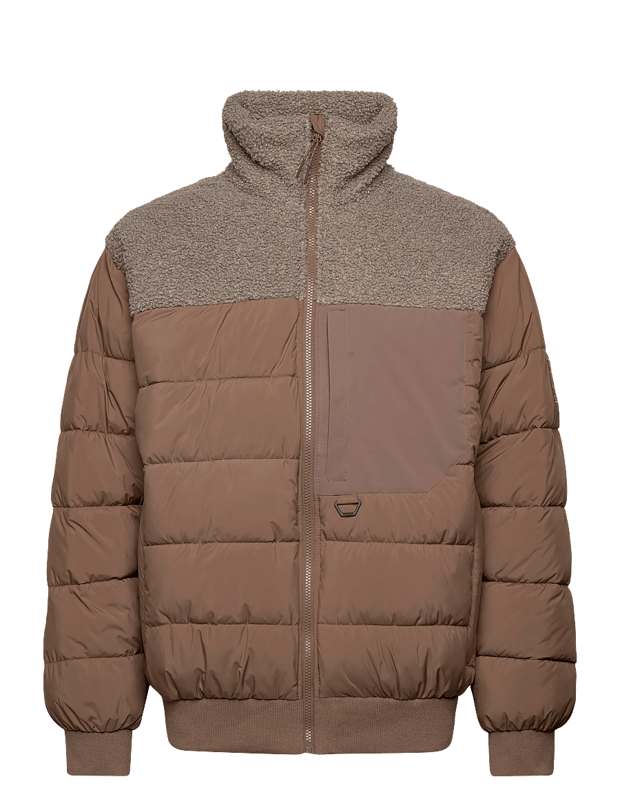Tenson - Kenun Hybrid Jacket M - down jackets - taupe - 1