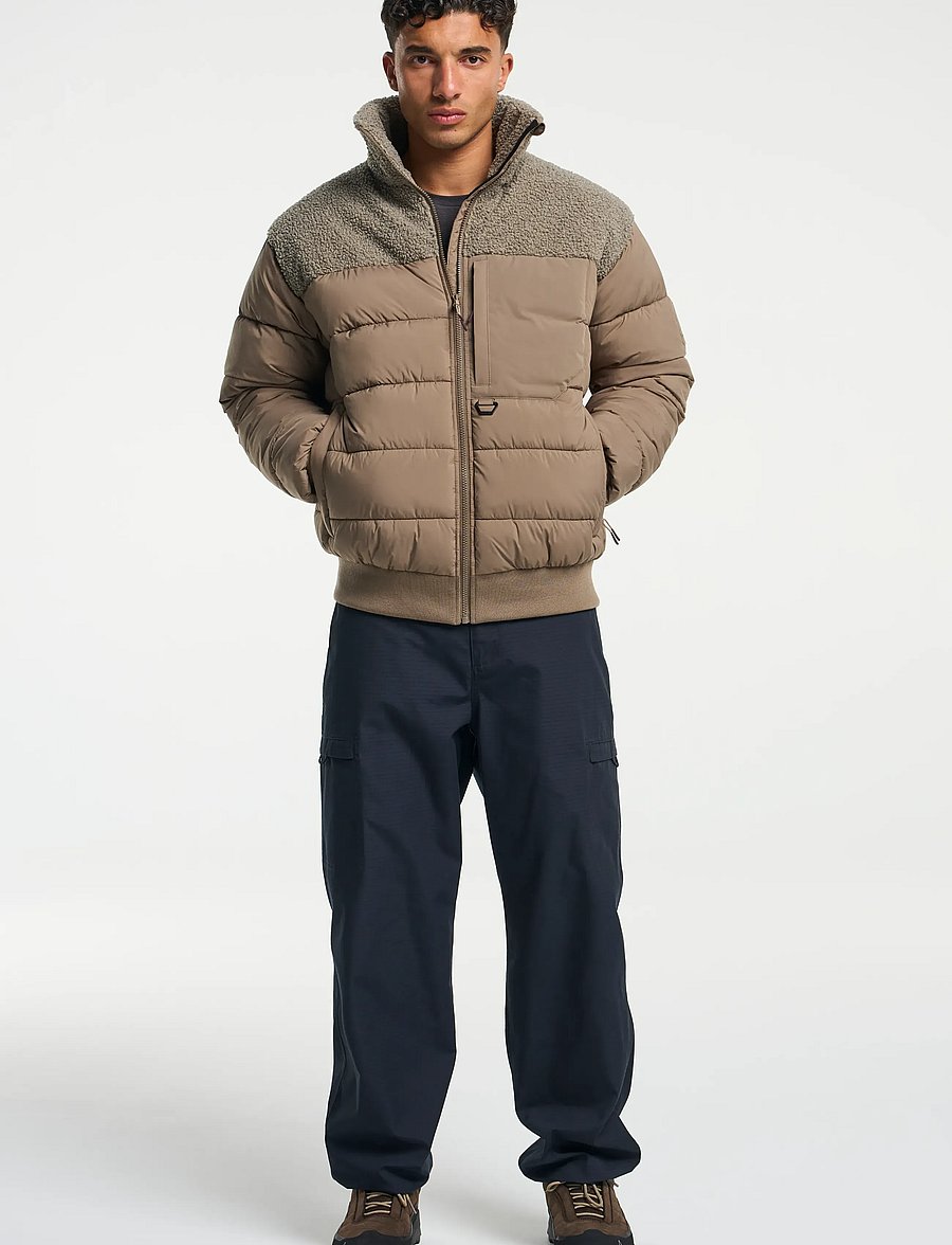 Tenson - Kenun Hybrid Jacket M - down jackets - taupe - 4