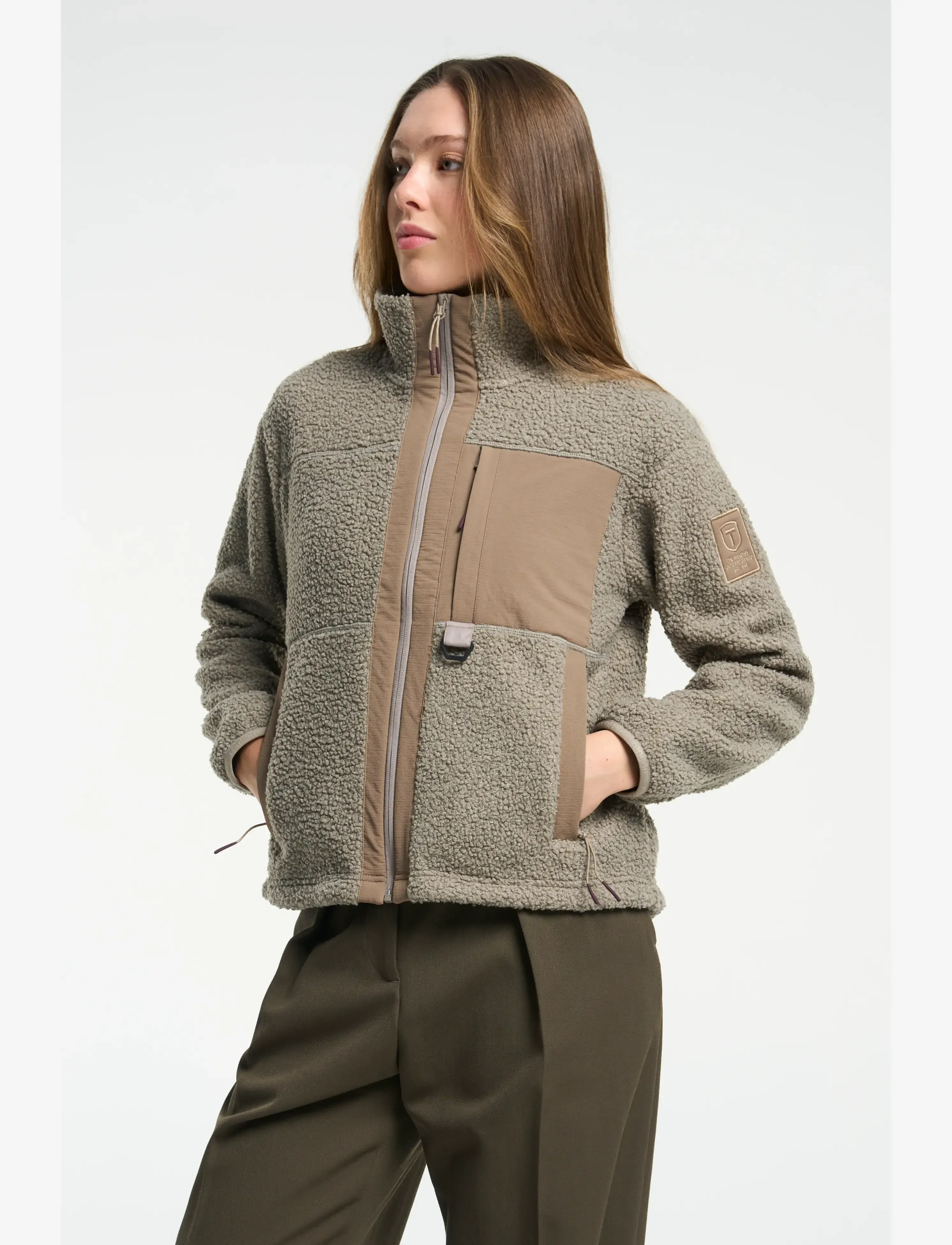 Tenson - Camper Pile W - tops - taupe - 0