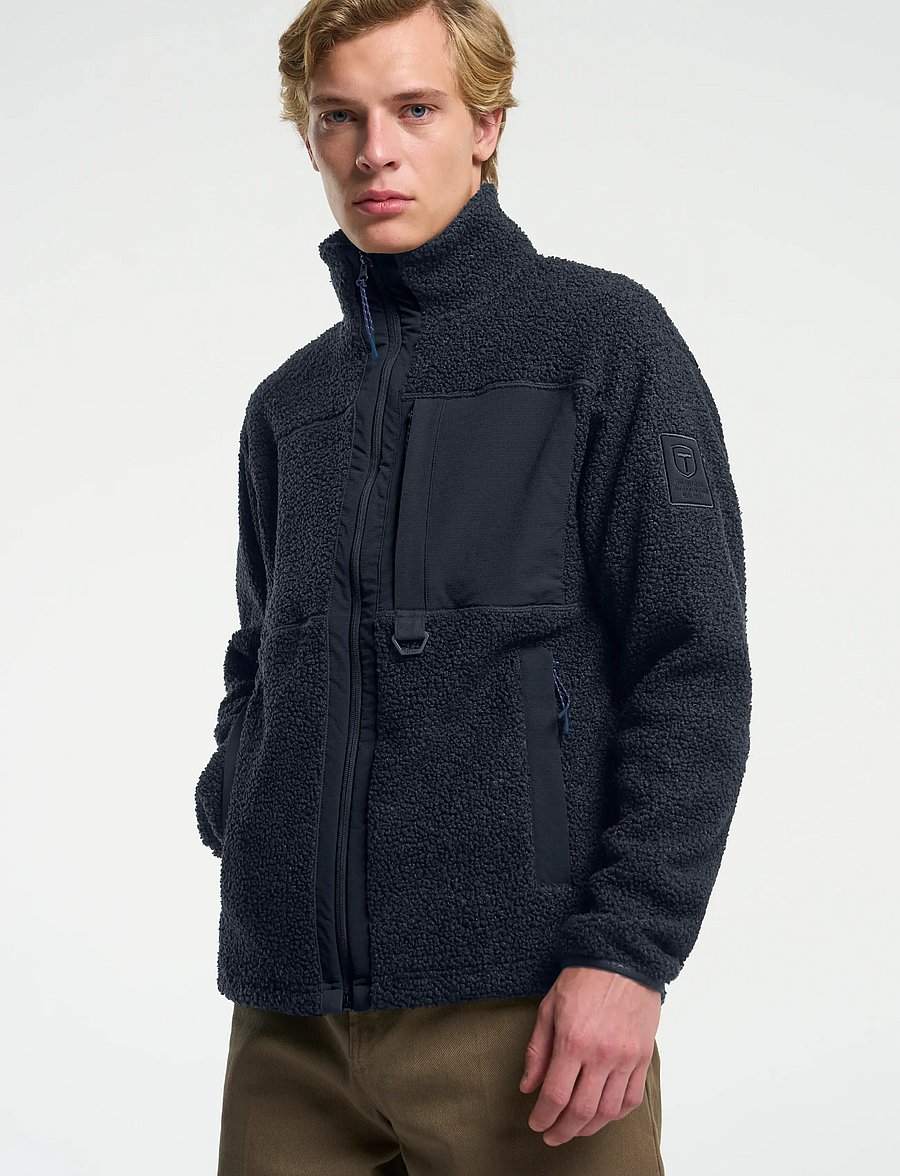 Tenson - Camper Pile M - fleece & mellanlager - dark navy - 0