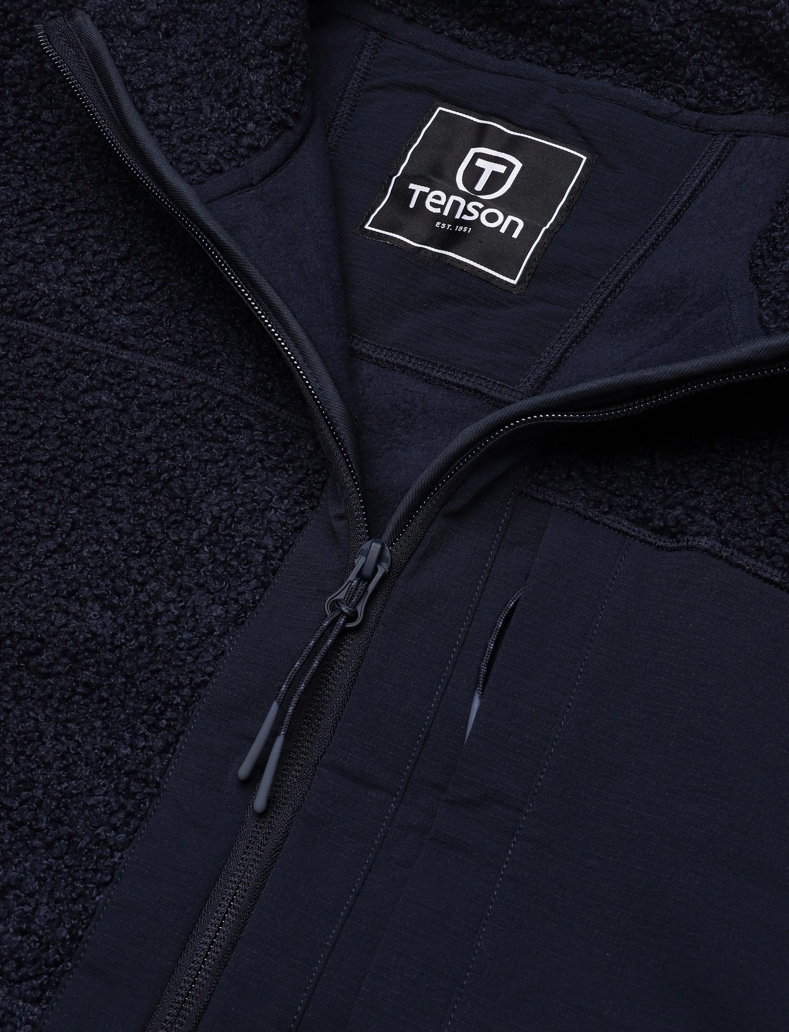 Tenson - Camper Pile M - fleece og mellemlag - dark navy - 2