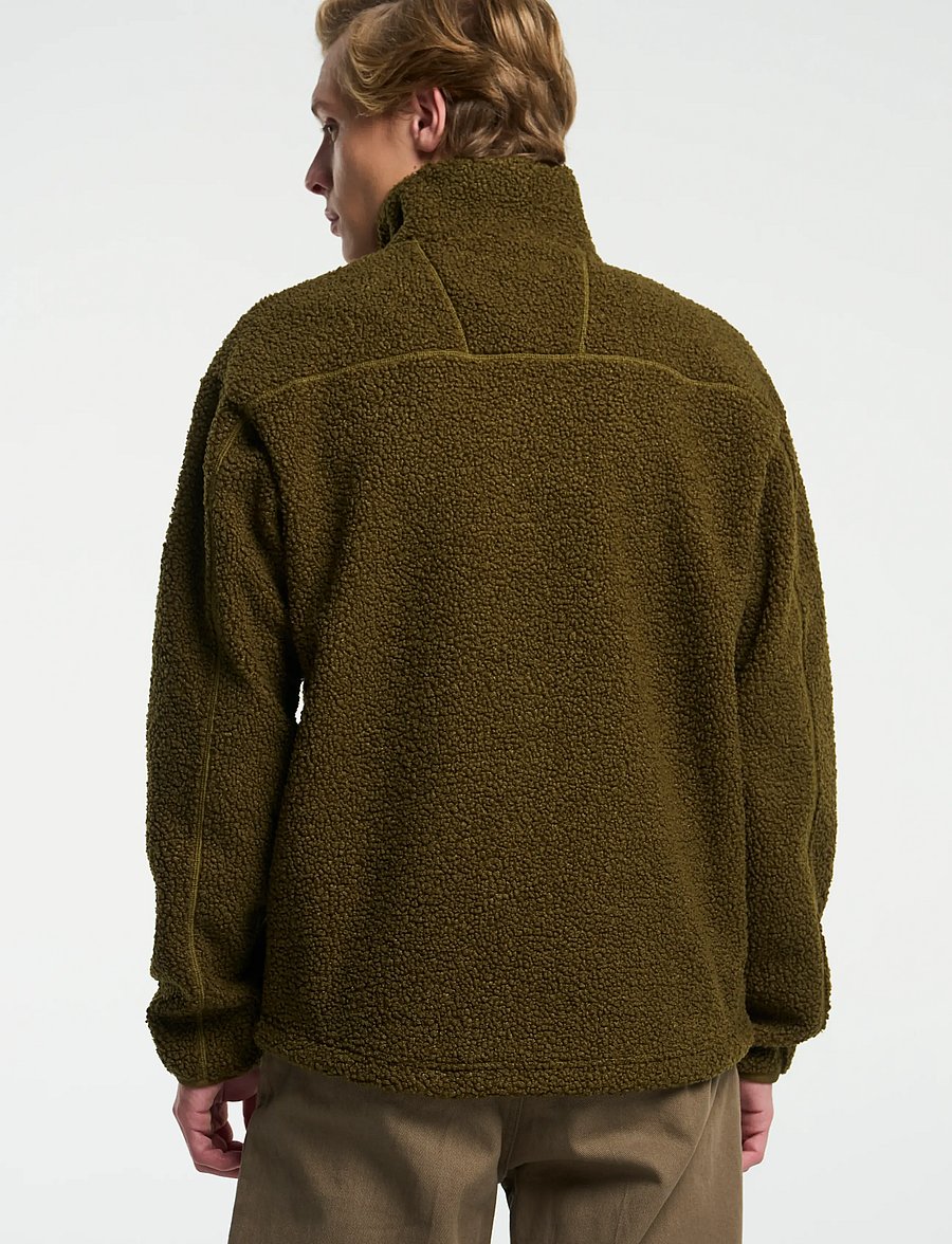 Tenson - Camper Pile M - fleece og mellemlag - dark olive - 3