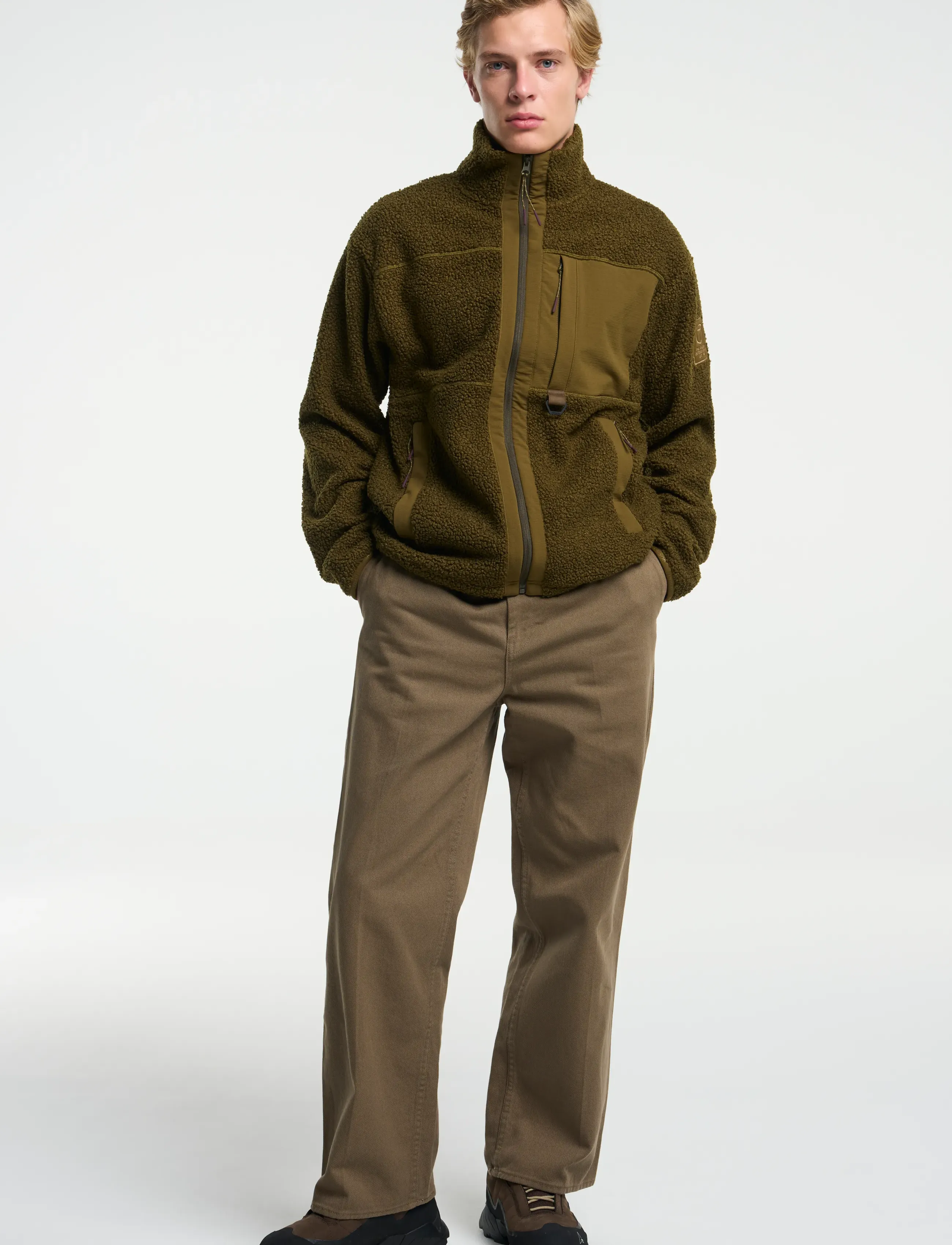Tenson - Camper Pile M - fleece og mellemlag - dark olive - 5