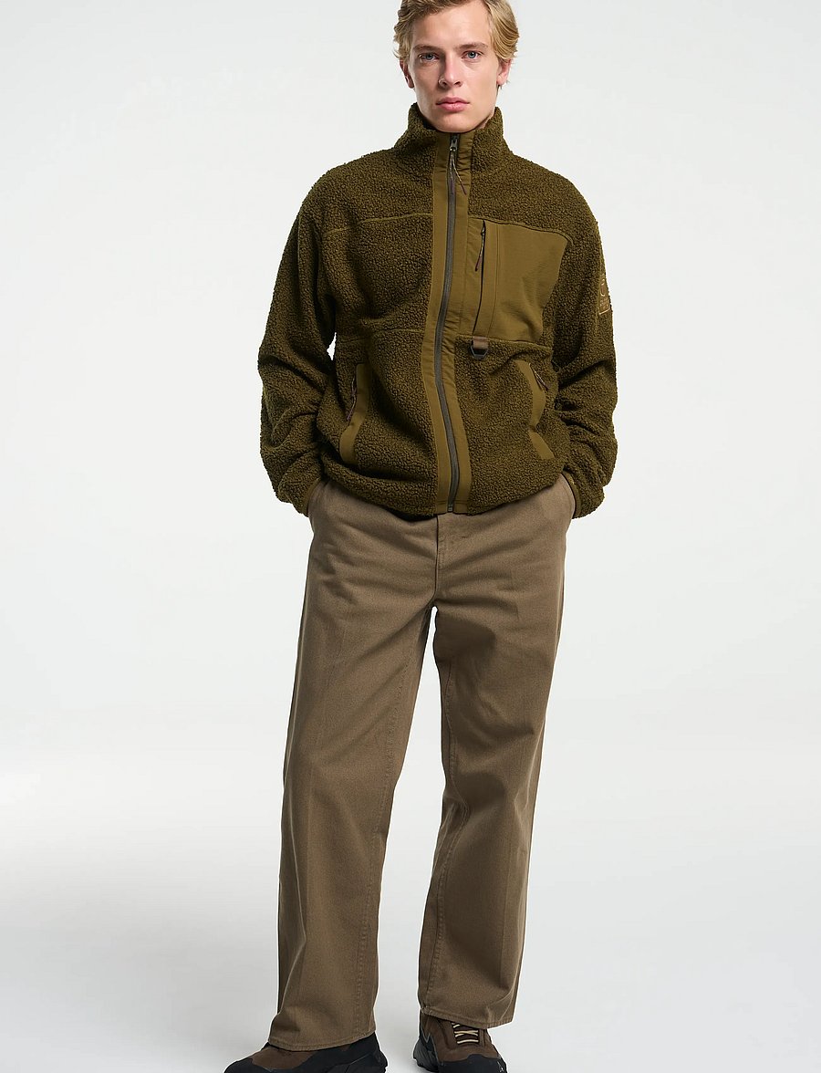Tenson - Camper Pile M - fleece og mellemlag - dark olive - 5