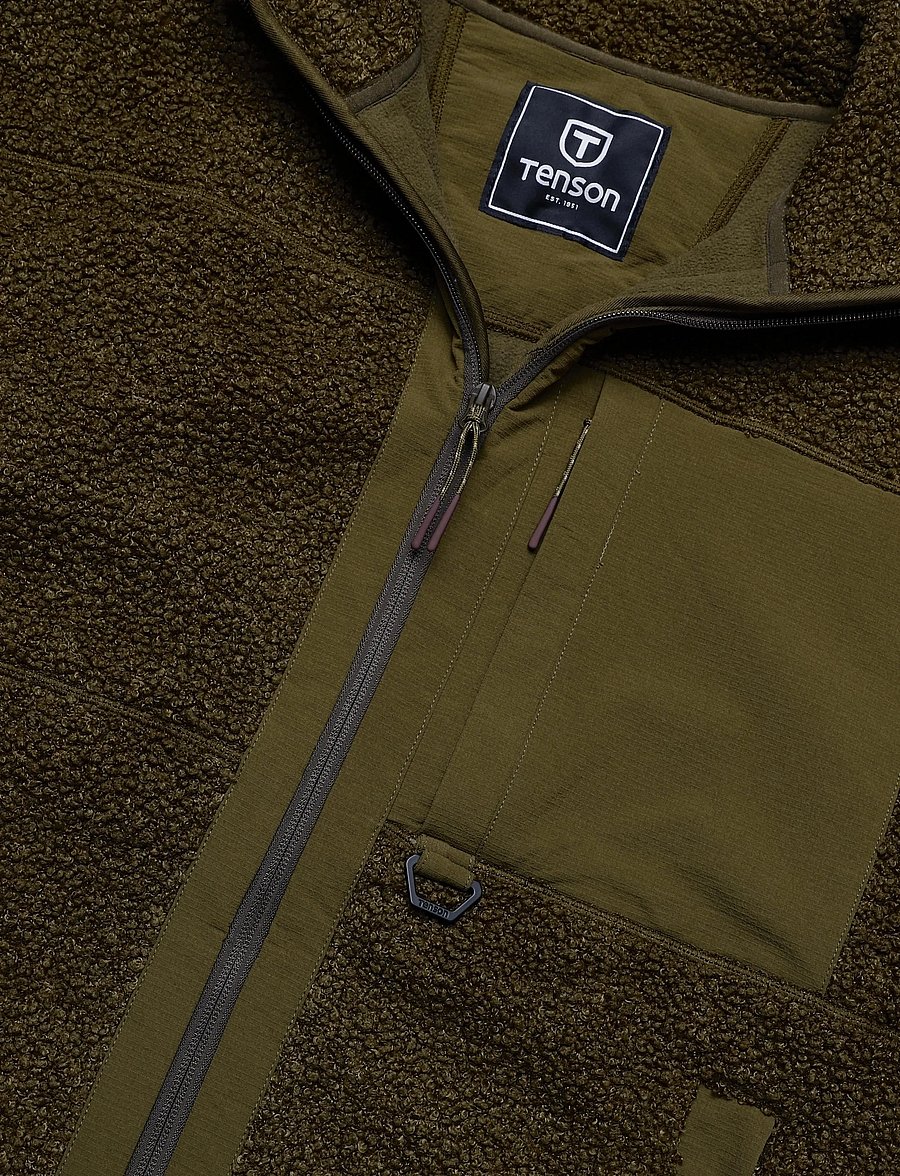 Tenson - Camper Pile M - kampsunid ja vahekihid - dark olive - 2