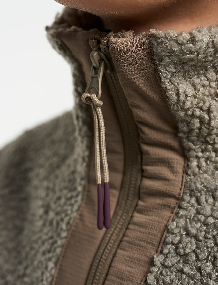 Tenson - Camper Pile M - fleece & midlayer - taupe - 4