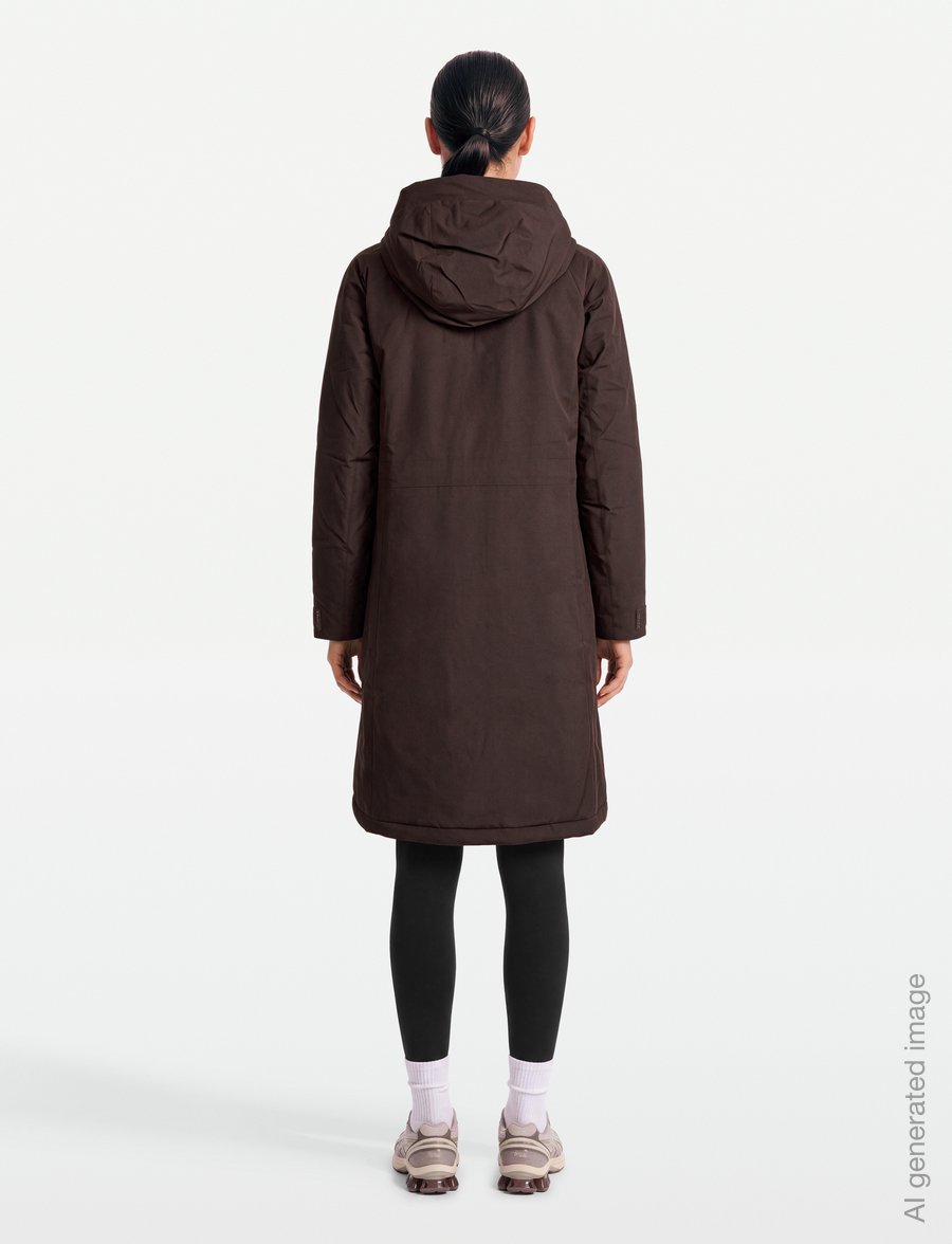 Tenson - Aurelia Parka W - joped - dark brown - 4