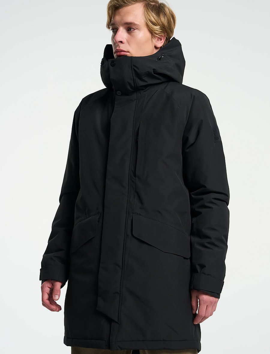 Tenson - Dereck Parka M - parkasjackor - black - 0