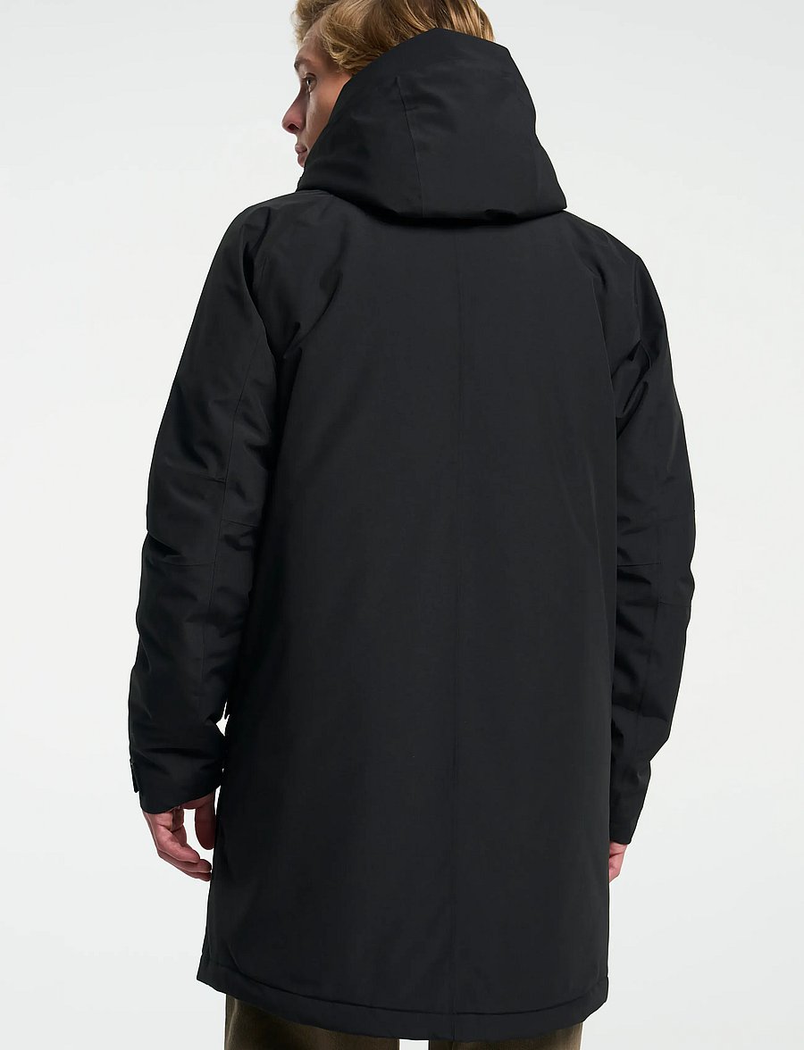 Tenson - Dereck Parka M - parkasjackor - black - 3