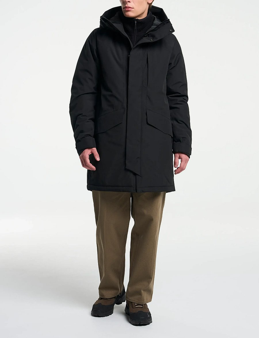 Tenson - Dereck Parka M - parkasjackor - black - 5