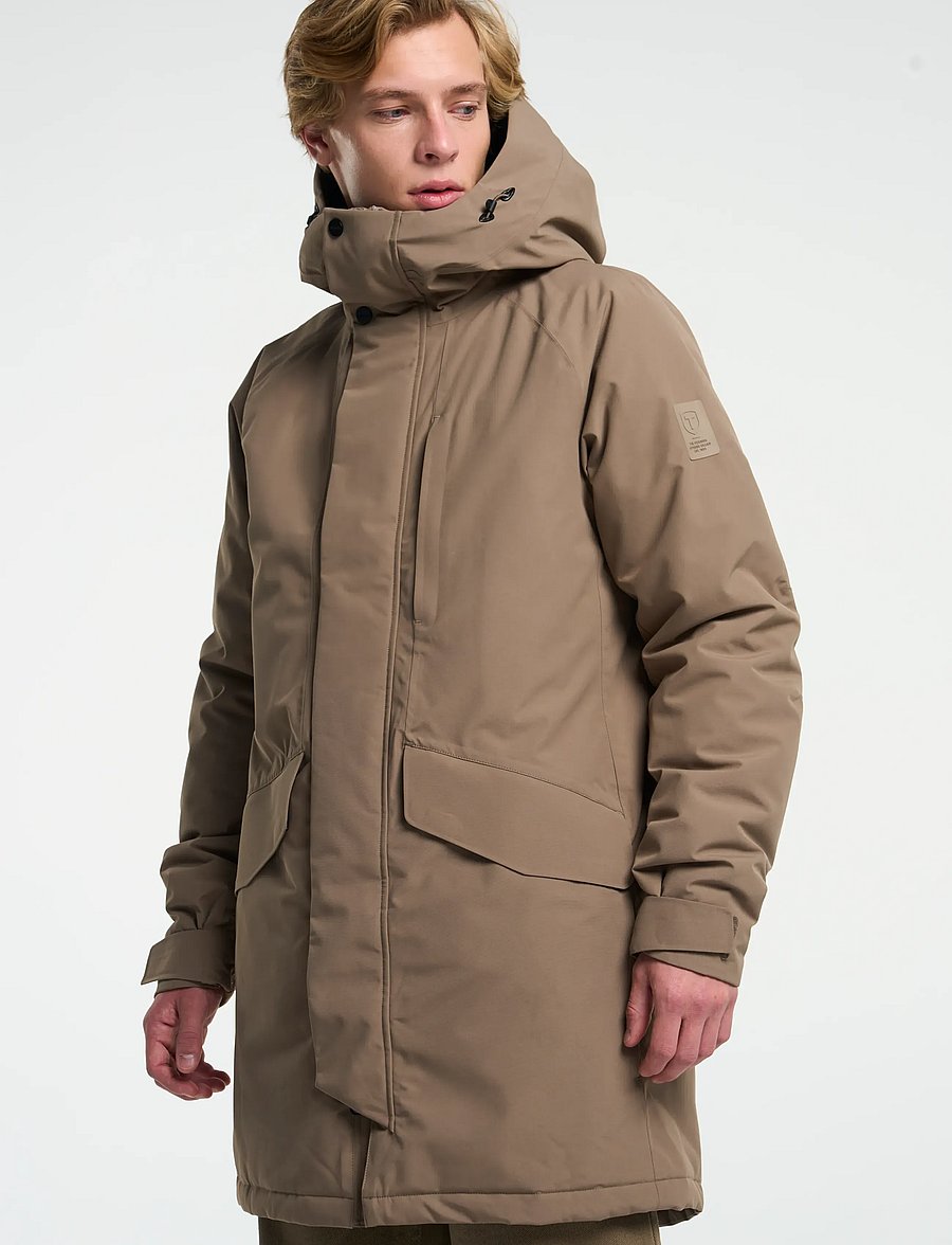 Tenson - Dereck Parka M - parka coats - brown - 0