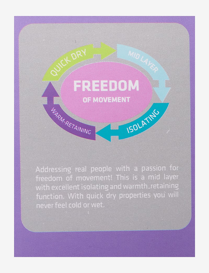 Tenson - Miracle Fleece W - oberteile - grey - 4