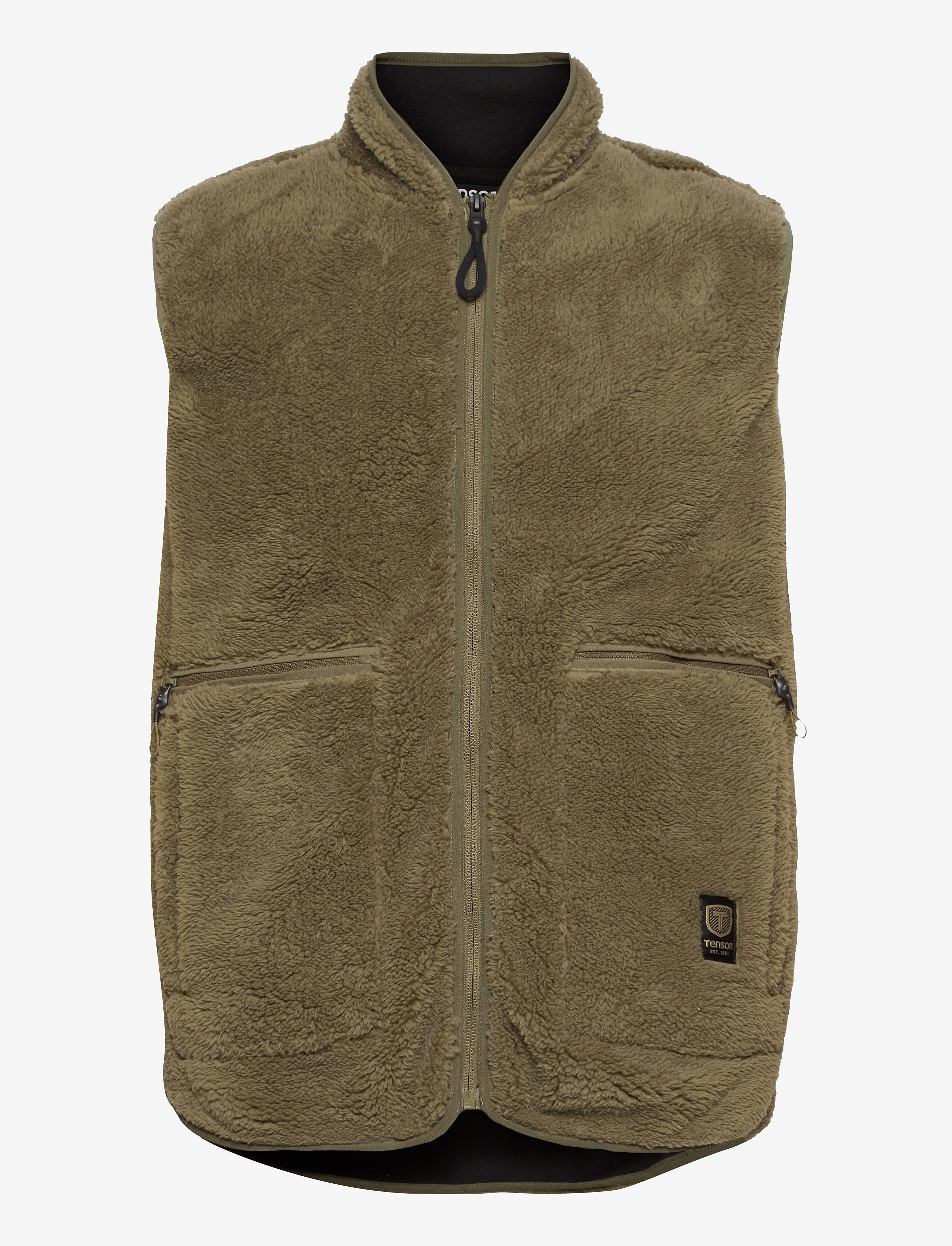 Tenson - Nechako Pile Vest M - olive - 0