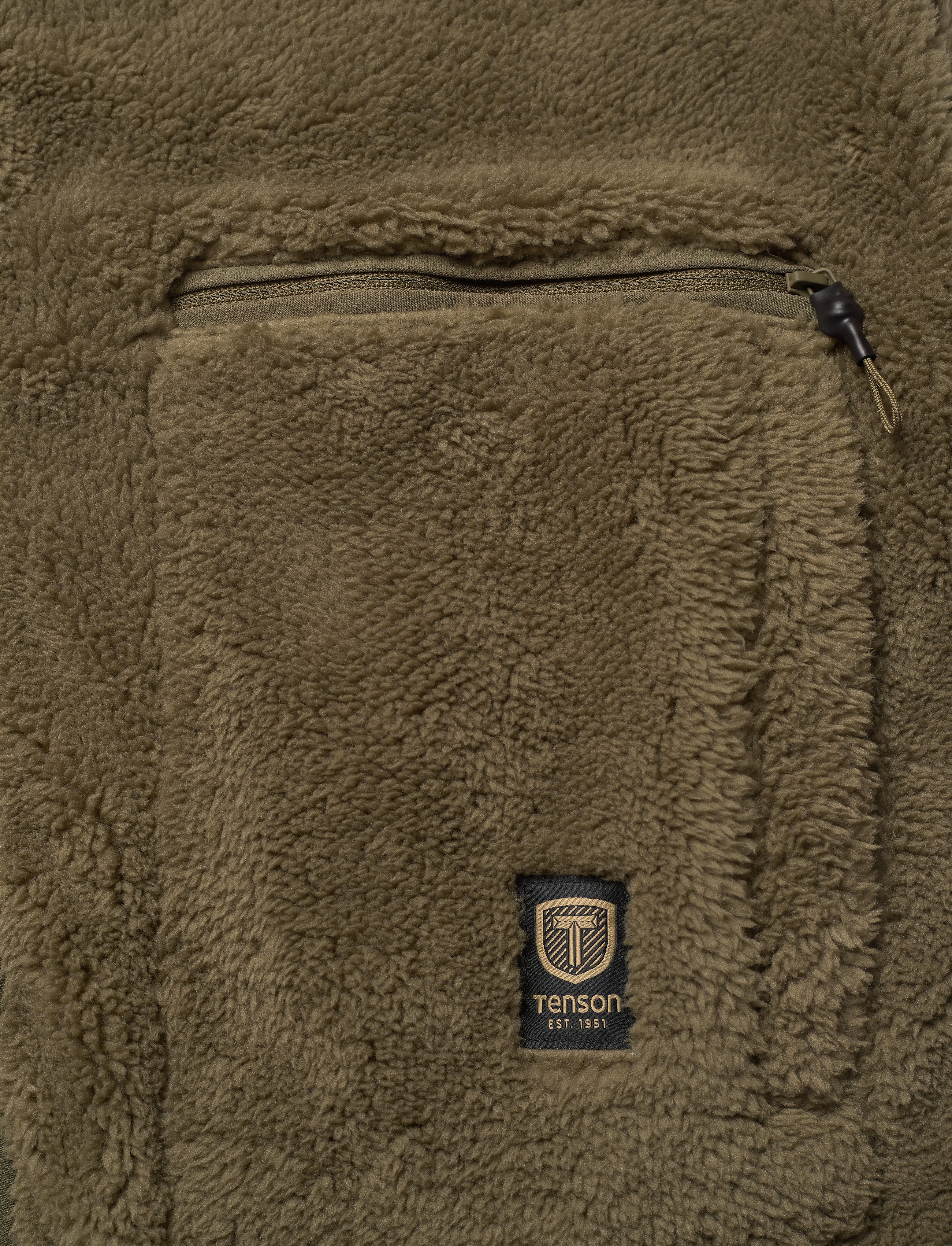 Tenson - Nechako Pile Vest M - olive - 3