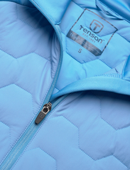 Tenson - TXlite Hybrid Midlayer Zip Woman - mid layer jackets - light blue - 2