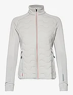 TXlite Hybrid Midlayer Zip Woman - LIGHT GREY